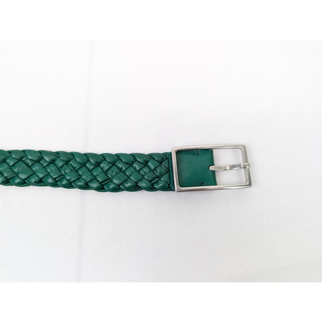Bottega Veneta o1rshd1 Size: S / Intreccio Paper Belt in Racing Green Size ONE SIZE - 7 Thumbnail