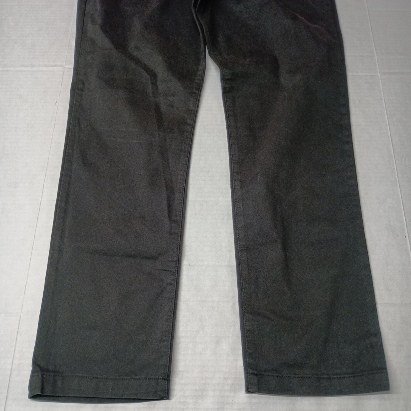 Lee Lee Flat Front Chino Pants Men's 36x32 Black Slim Fit Size US 36 / EU 52 - 4 Thumbnail