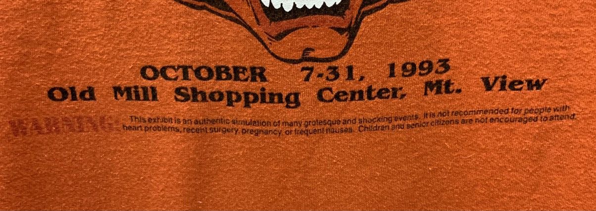 Delta × Vintage Vintage 1993 G.Y.R.O.S World Of Terror V Movie T-shirts Size US L / EU 52-54 / 3 - 6 Thumbnail
