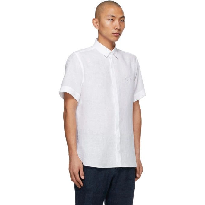 Dolce & Gabbana o1y0125 Linen Shirt in White Size US S / EU 44-46 / 1 - 2 Thumbnail