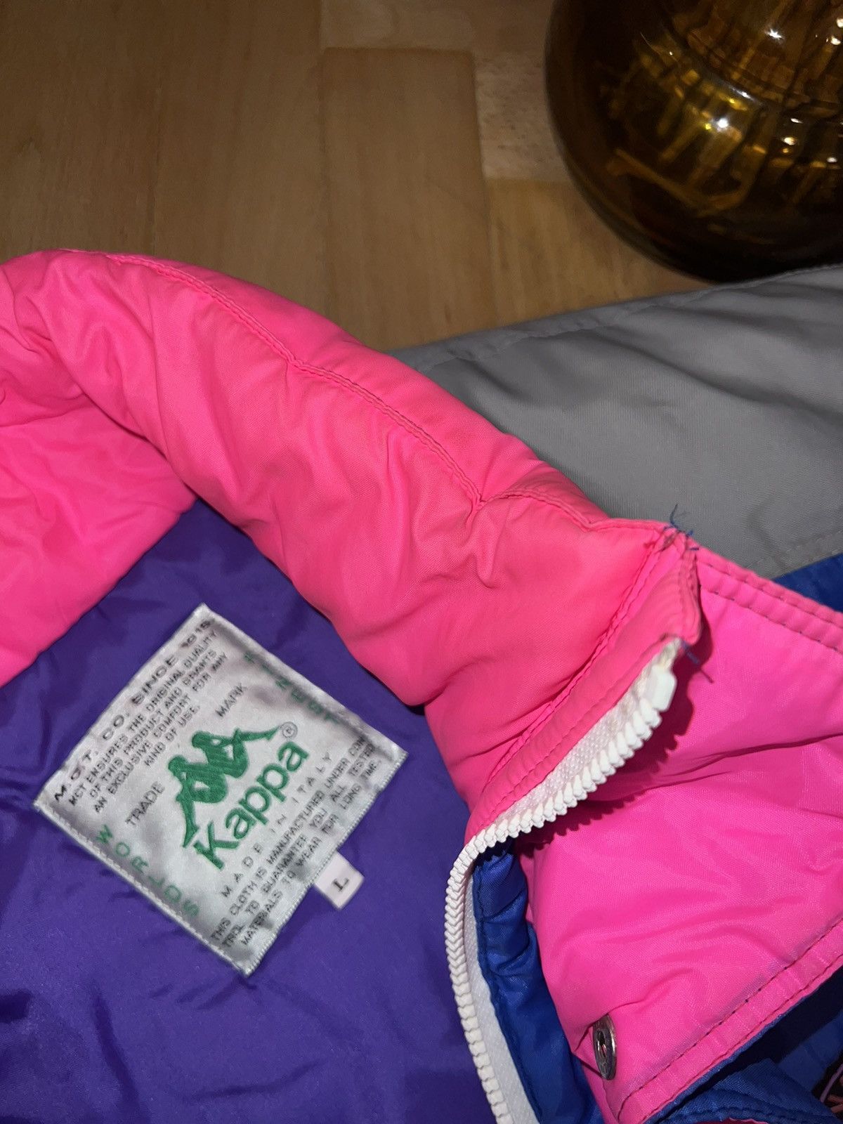 Kappa × Vintage KAPPA VINTAGE 80/90’S PUFFER JACKET DOWN BOXY RACING Size US L / EU 52-54 / 3 - 6 Thumbnail
