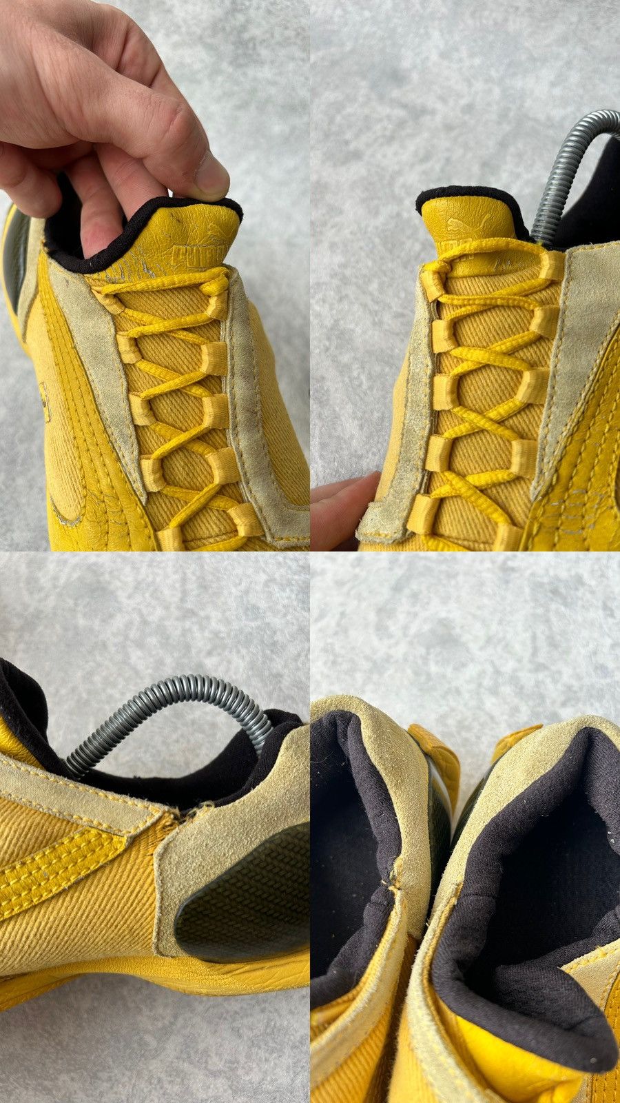 Puma Vintage Sample Puma Ferrari Yellow Racing Trainers Size US 9 / EU 42 - 13 Thumbnail
