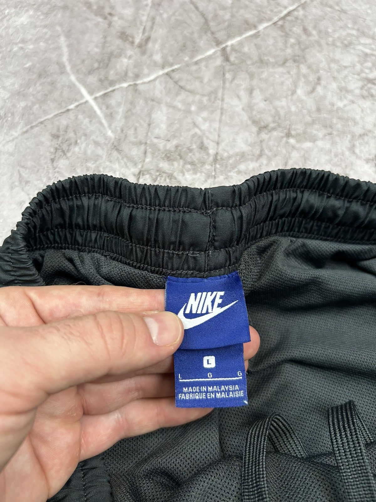 Nike × Vintage Vintage Y2K Nike Swoosh Logo Track Sweat Pants Joggers Size US 33 - 4 Thumbnail