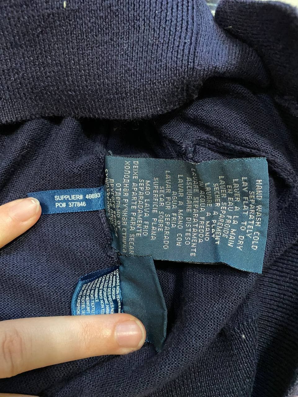 Polo Ralph Lauren Vintage Polo Ralph Lauren Cardigan Navy Logo Size M Size US M / EU 48-50 / 2 - 4 Thumbnail