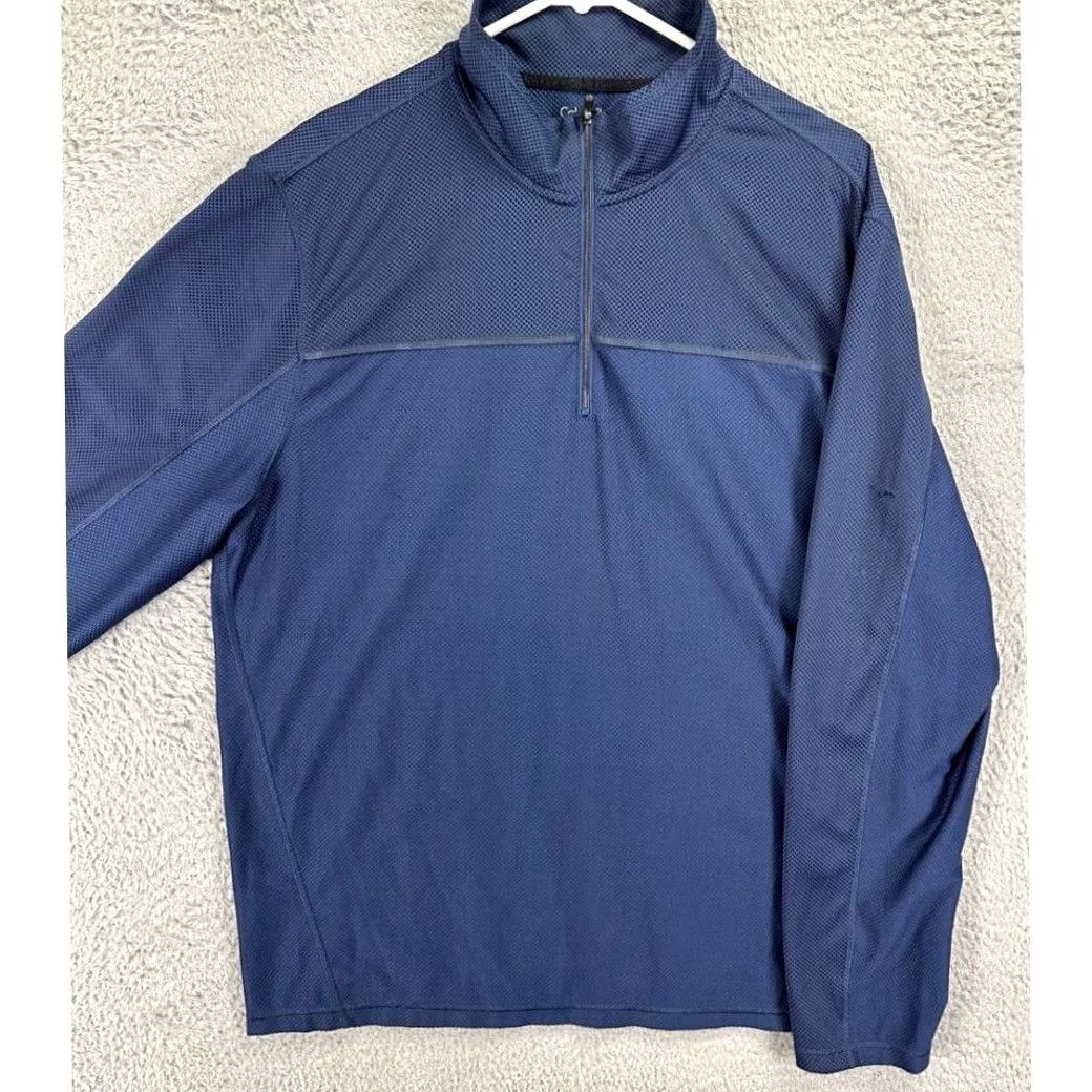 Calvin Klein Calvin Klein Shirt Men Large Performance Regular Quarter Zip Pullover Activewear Shirt Size US L / EU 52-54 / 3 - 3 Thumbnail