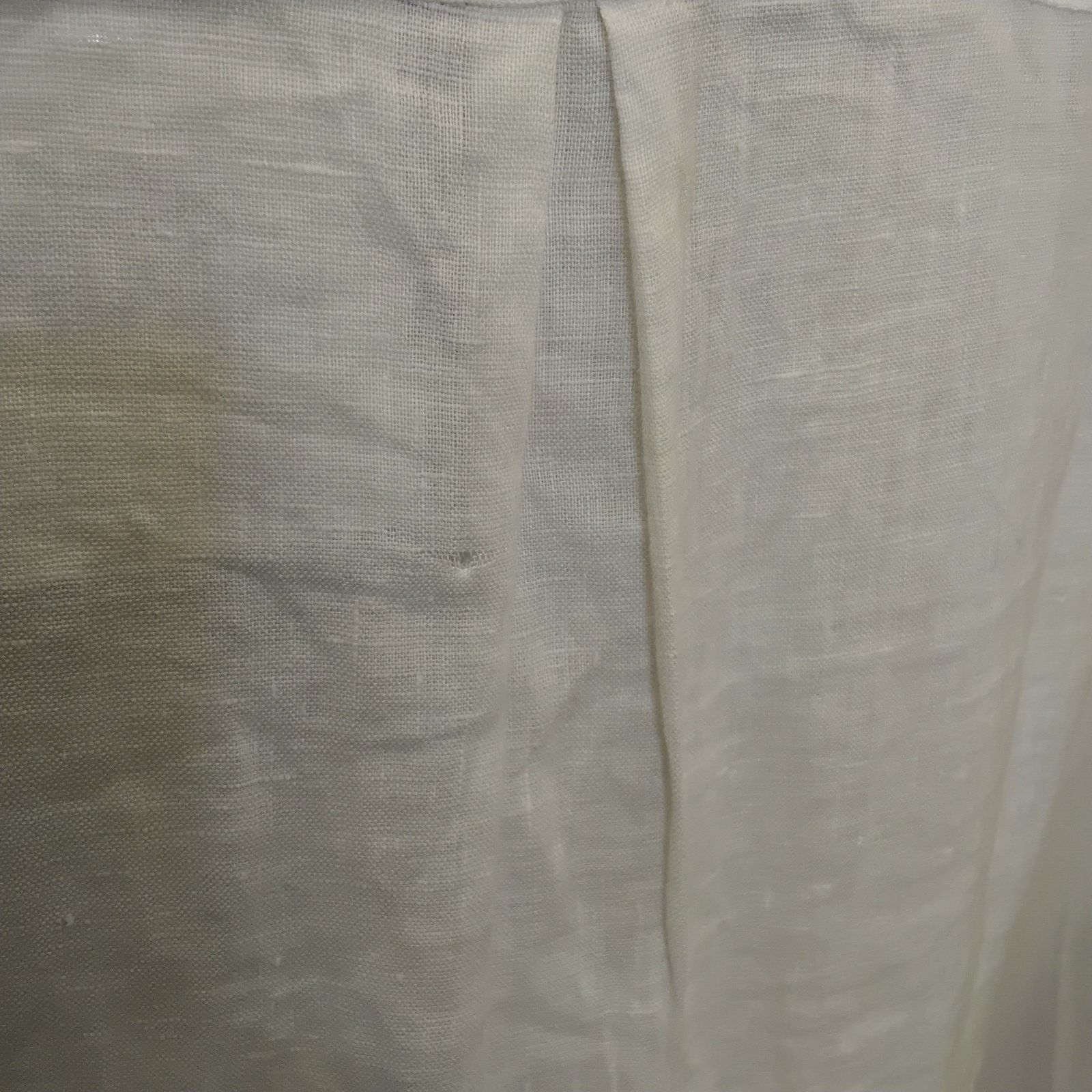 Athleta Athleta Linen Long and Lean Shirt Women's M White NWT Stain Size M / US 6-8 / IT 42-44 - 5 Thumbnail