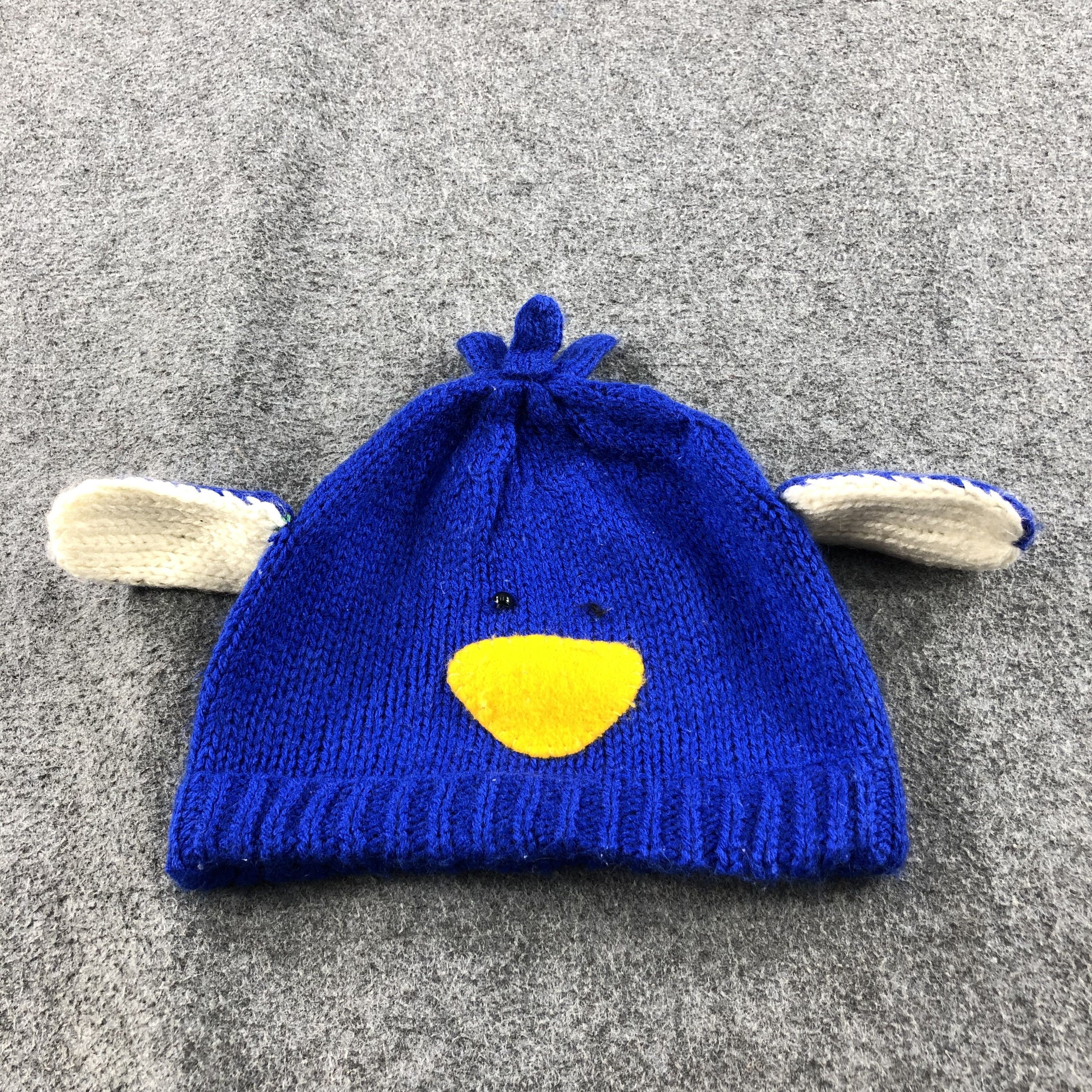Japanese Brand Cute Blue Kappa Beanie Snowcap Snow Hat B336 Size ONE SIZE - 3 Thumbnail