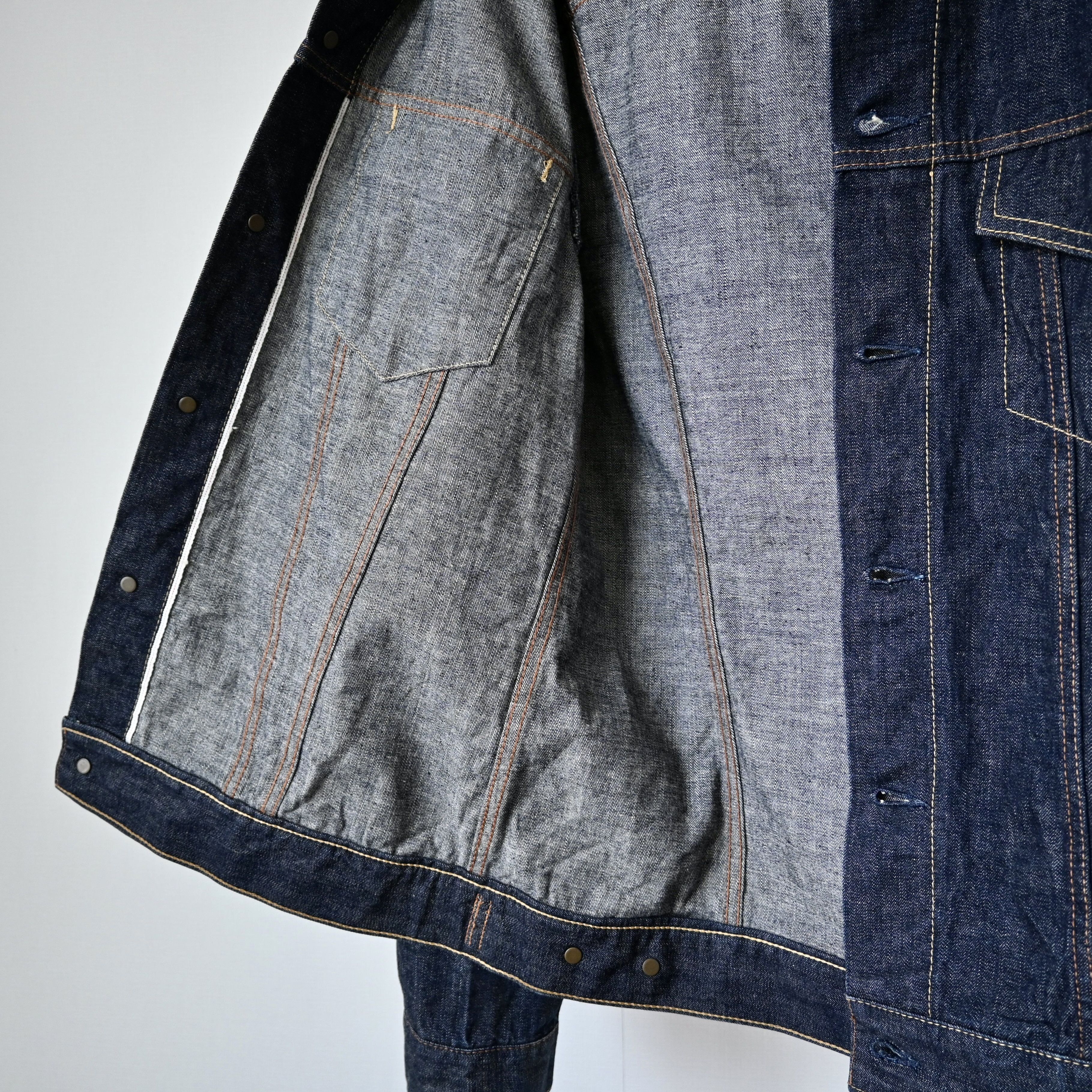 United Arrows UA Green Label Relaxing light ounce denim trucker jacket Size US M / EU 48-50 / 2 - 8 Thumbnail