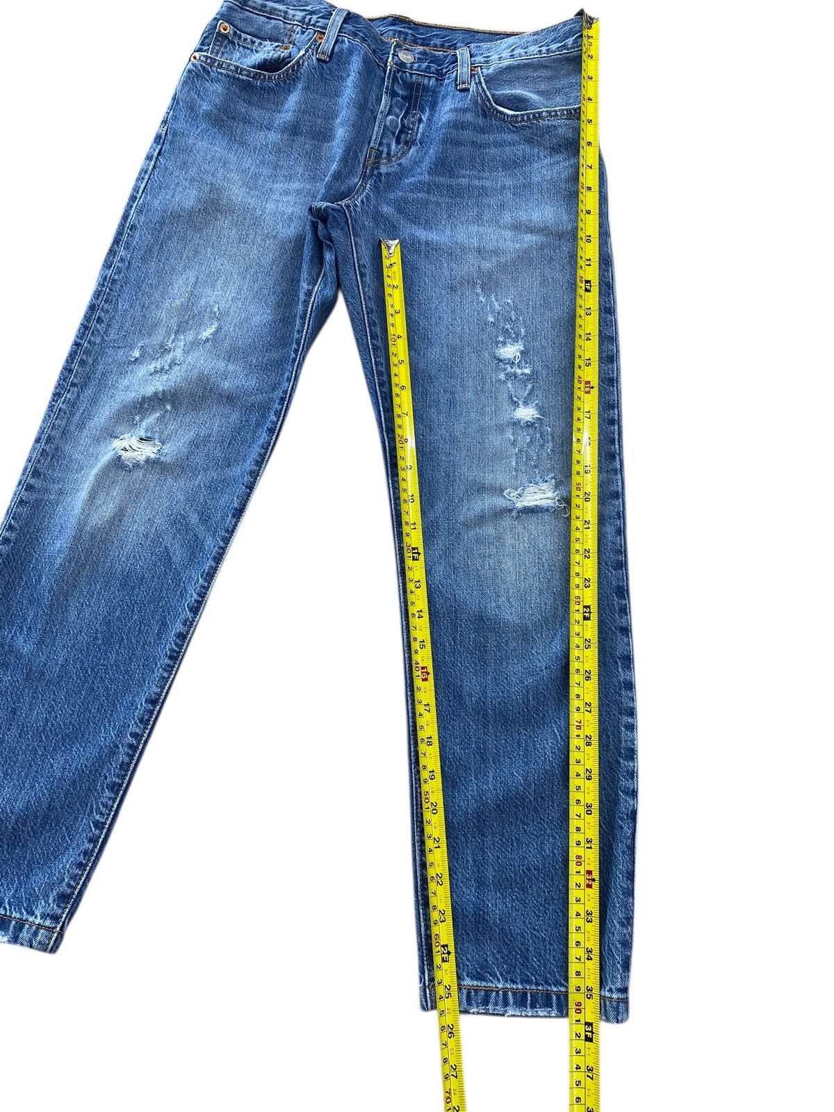 Levi's Levi’s Blue Wash Distressed Style Skinny Leg Jeans Size US 29 - 8 Thumbnail