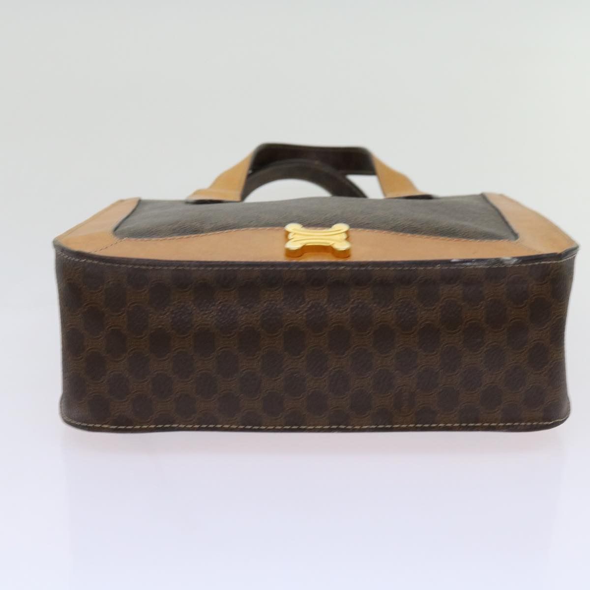 Celine CELINE Macadam Canvas Hand Bag Pvc Brown Size ONE SIZE - 5 Thumbnail