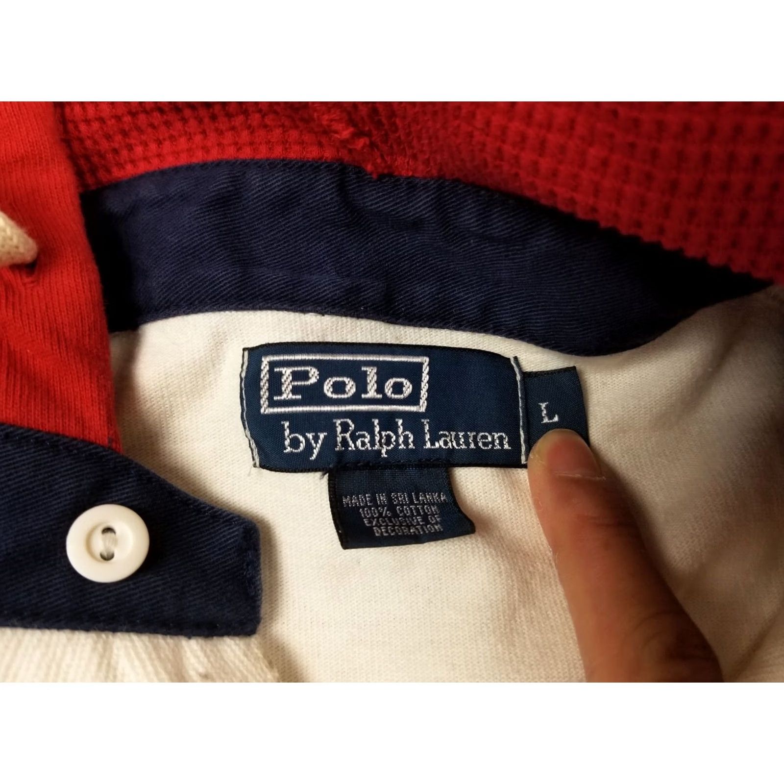 Polo Ralph Lauren VINTAGE RALPH LAUREN POLO K SWISS STADIUM P WING RUGBY SHIRT SZ LARGE 90' Size US L / EU 52-54 / 3 - 6 Thumbnail