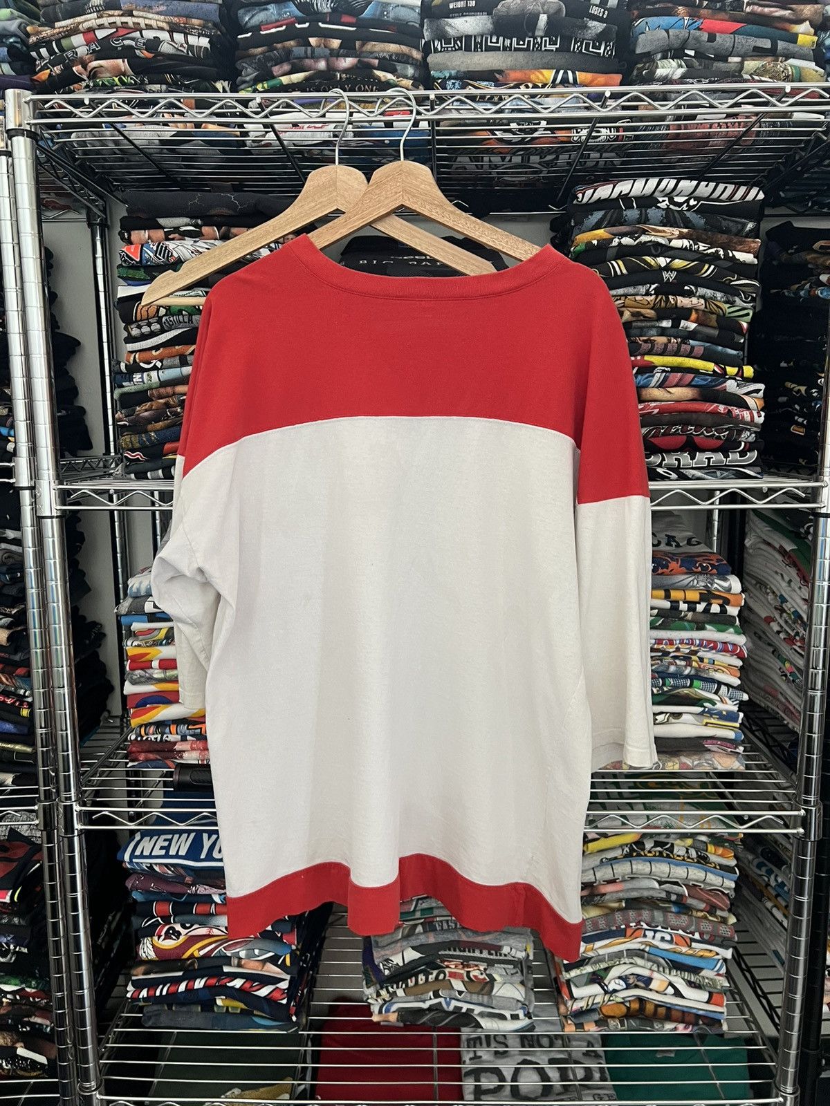 NHL 1993 Chicago Blackhawks Single Stitch Hockey Tee Size US XL / EU 56 / 4 - 2 Thumbnail