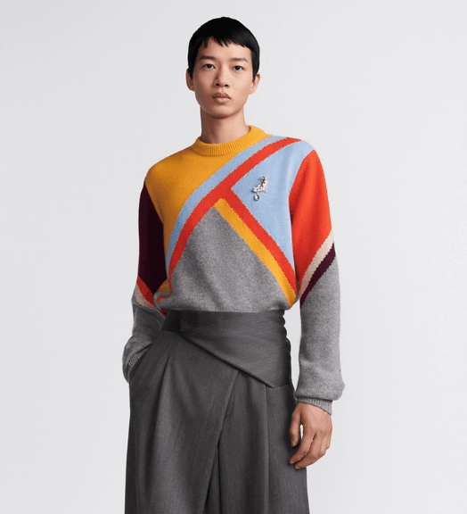 Dior o1w1db10525 443M62 Sweater in Multicolor Size US M / EU 48-50 / 2 - 4 Thumbnail