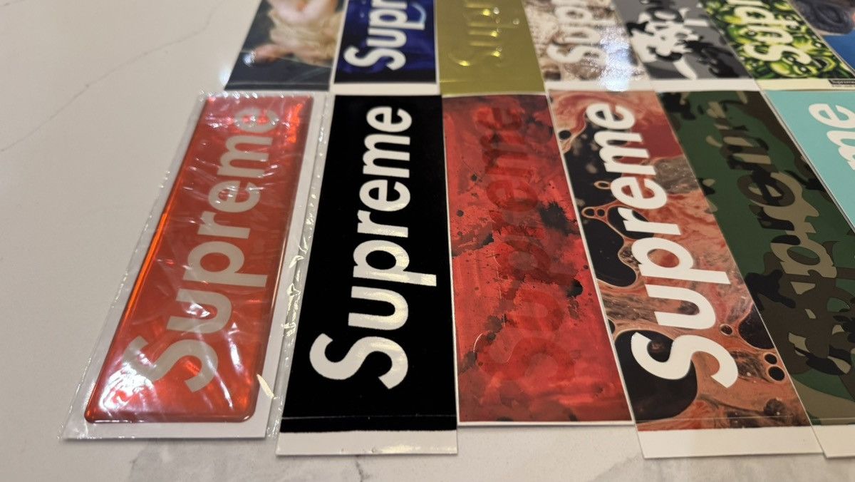 Supreme Supreme Box Logo Sticker Lot collection Size ONE SIZE - 12 Thumbnail