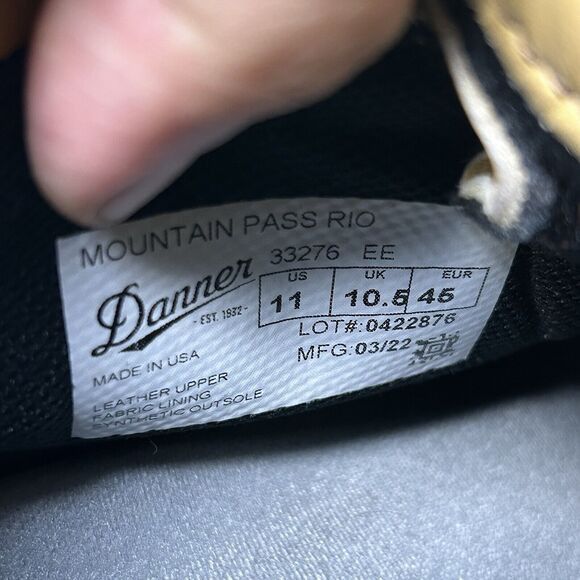 Danner DANNER MOUNTAIN PASS SIZE 11 EE Size US 11 / EU 44 - 8 Thumbnail