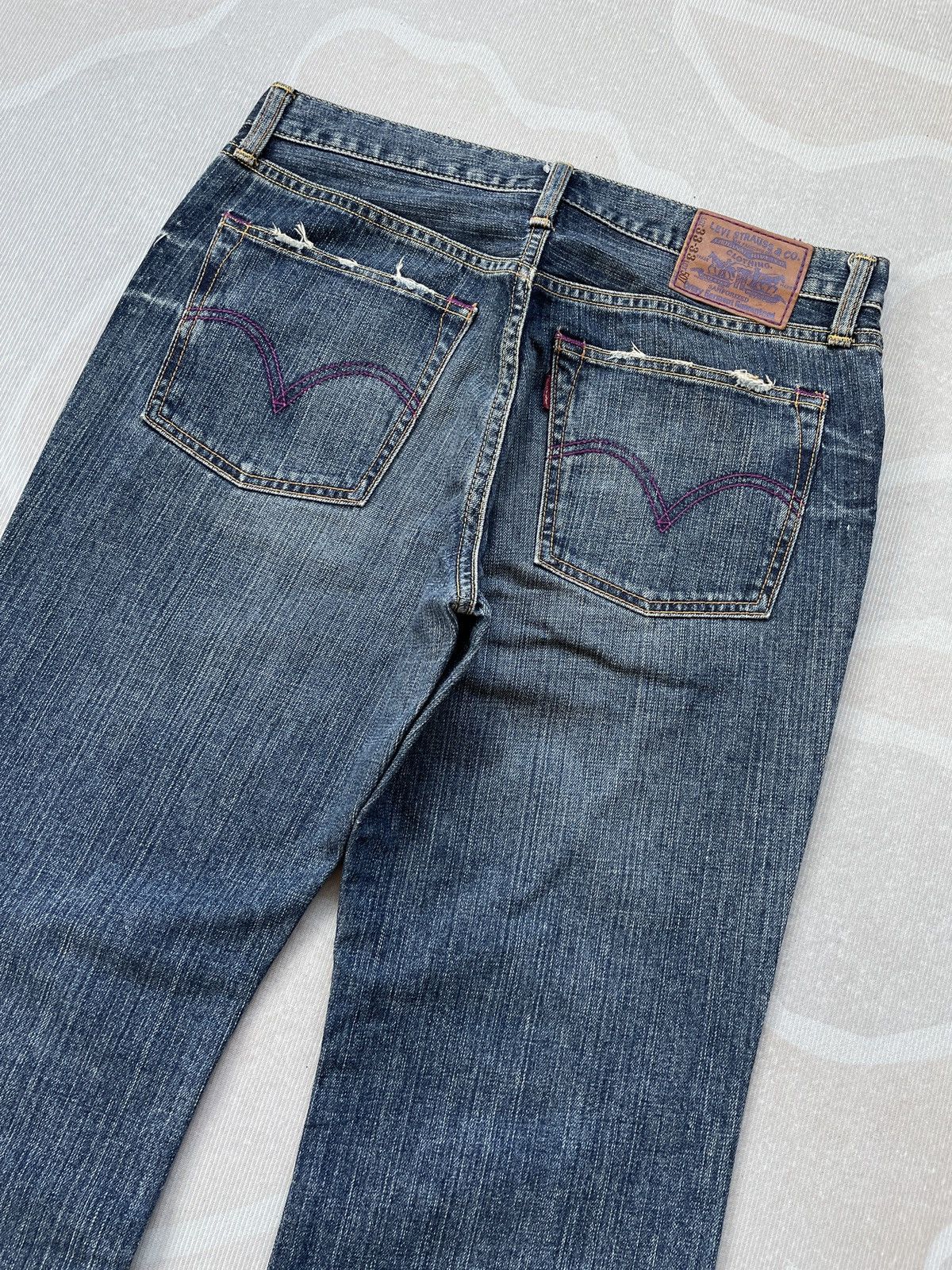 Le Grande Bleu (L.G.B.) Levis 507 Jeans (LG139) Size US 32 / EU 48 - 7 Thumbnail