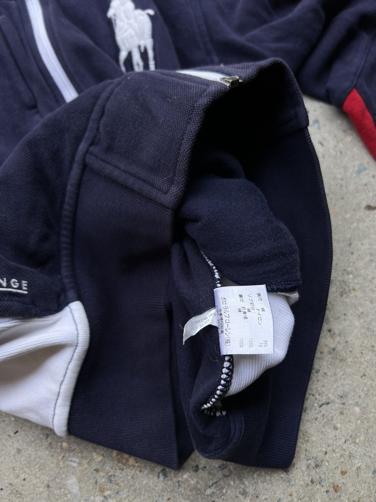 Polo Ralph Lauren 00’s POLO RALPH LAUREN ZIP SWEATSHIRT GBR-63 UK DRILL RARE Size US M / EU 48-50 / 2 - 7 Thumbnail