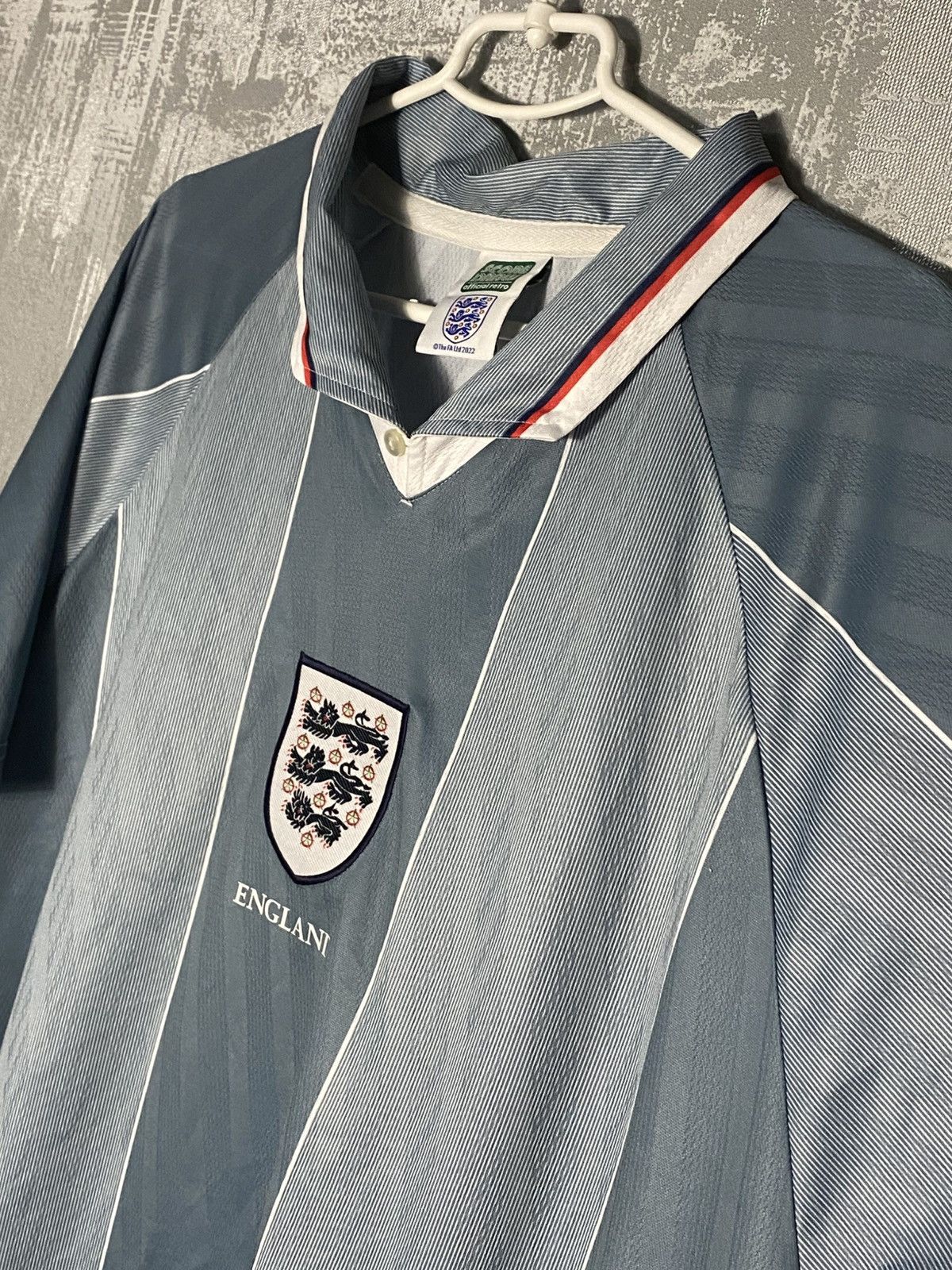 Other UK Vintage England Soccer Jersey Score Draw 1996 Football Size US XL / EU 56 / 4 - 2 Thumbnail