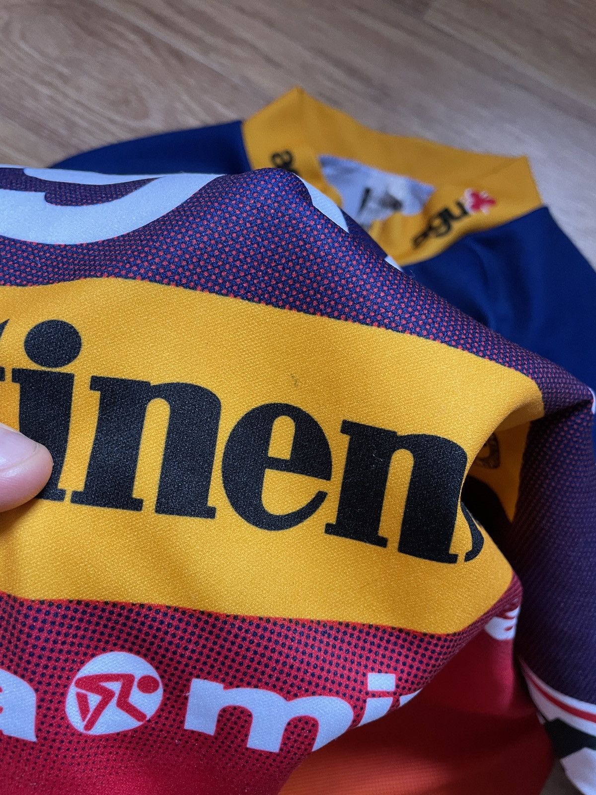 Other Vintage AGU Continental Abus Nalini Cycling Italian Jersey Size US XXL / EU 58 / 5 - 4 Thumbnail