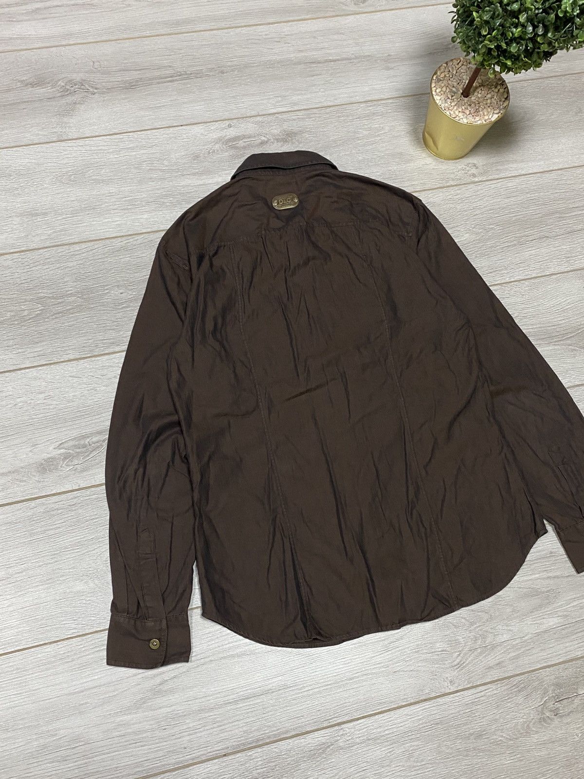 Dolce & Gabbana Dolce&Gabbana vintage zip big logo shirt Size US L / EU 52-54 / 3 - 8 Thumbnail