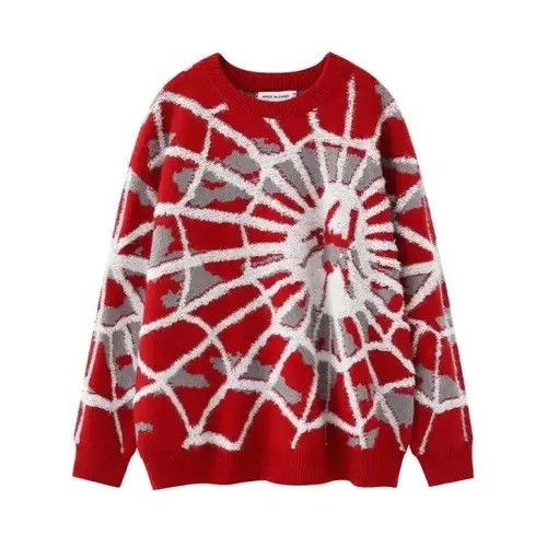 Japanese Brand × Vintage Spider Web Knitted Sweater Size US L / EU 52-54 / 3 - 2 Thumbnail