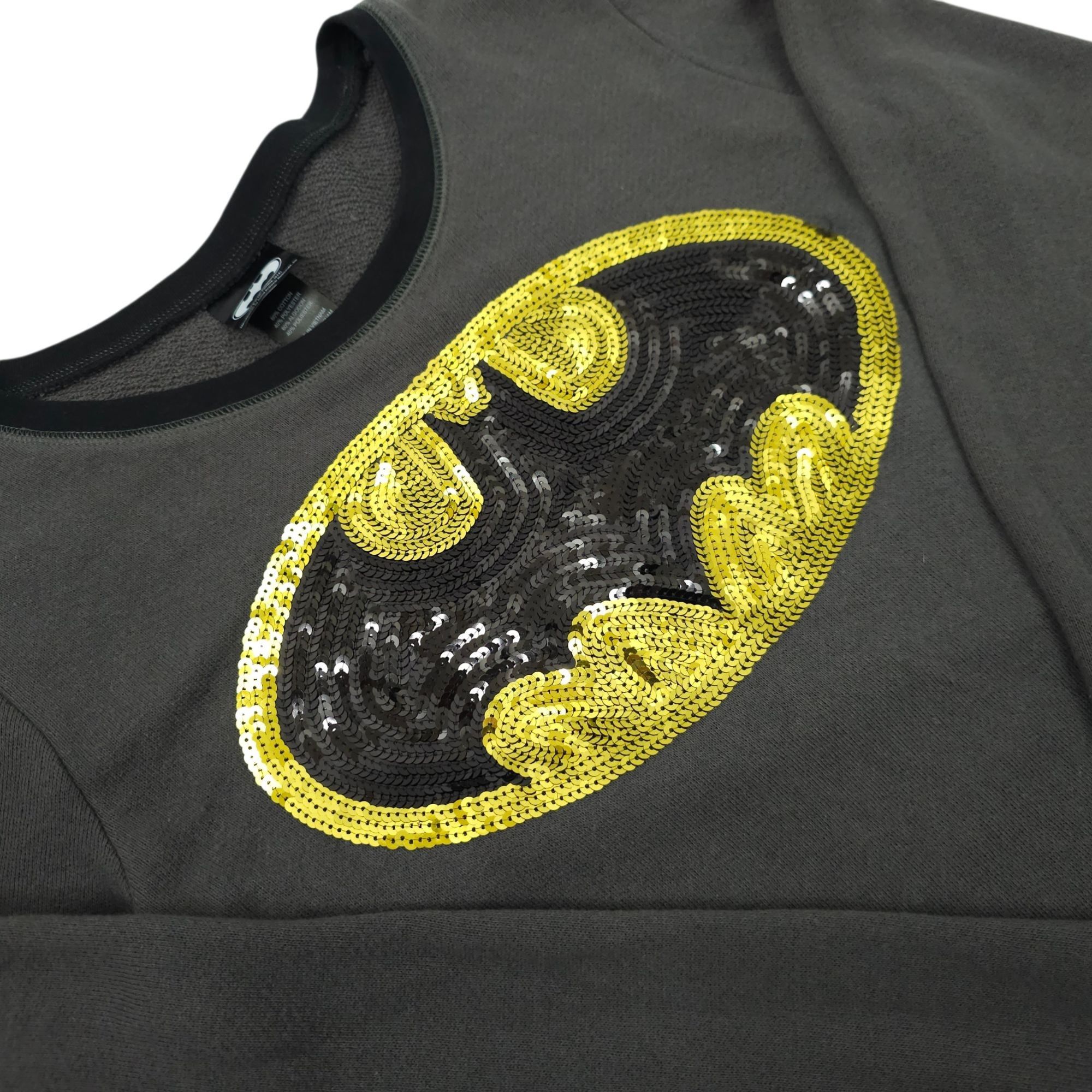 DC Comics DC Comics Batman Sequins Sweater Womens M Pullover Ringer Size M / US 6-8 / IT 42-44 - 1 Thumbnail