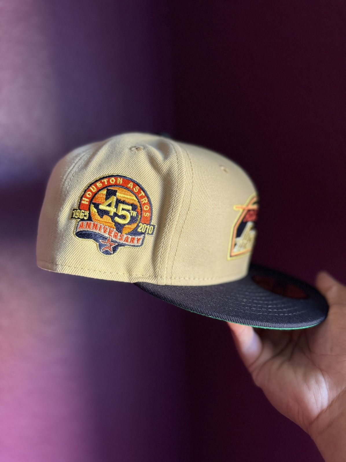 Hat Club 7 1/2~ Houston Astros Vegas Gold Size ONE SIZE - 3 Thumbnail