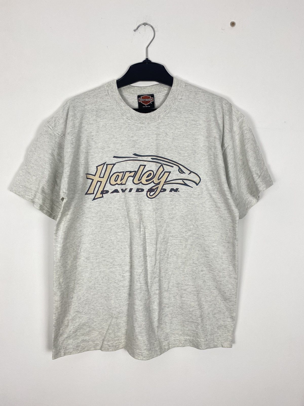 Harley Davidson × Vintage Harley-Davidson Vintage Tee MOTEX L Eagle England y2k Size US L / EU 52-54 / 3 - 5 Thumbnail