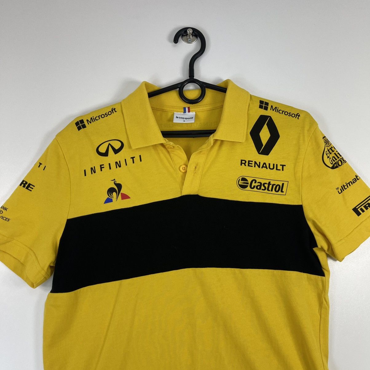 Formula 1 Vintage Le Coq Sportif Renault Infinity Racing F1 Polo Shirt Size US S / EU 44-46 / 1 - 3 Thumbnail
