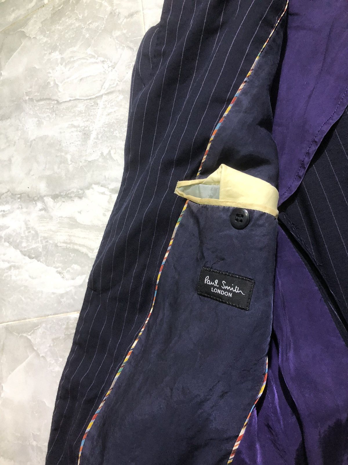 Cerruti 1881 × Paul Smith Paul Smith x Lanificio Cerruti stripe blazer single breasted Size 38R - 10 Thumbnail