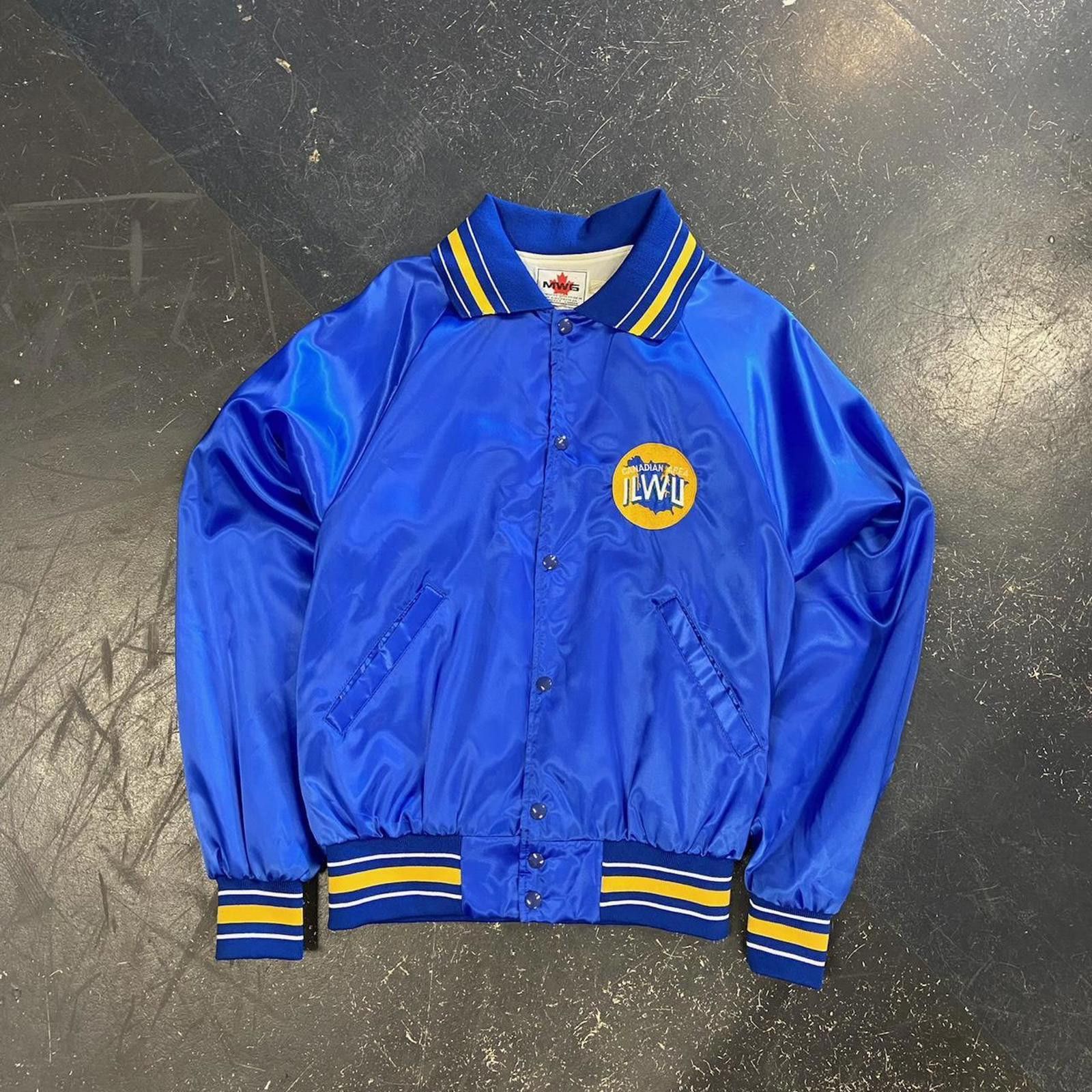 Vintage 80s Blue Canadian ILWU Jacket Size US M / EU 48-50 / 2 - 3 Thumbnail