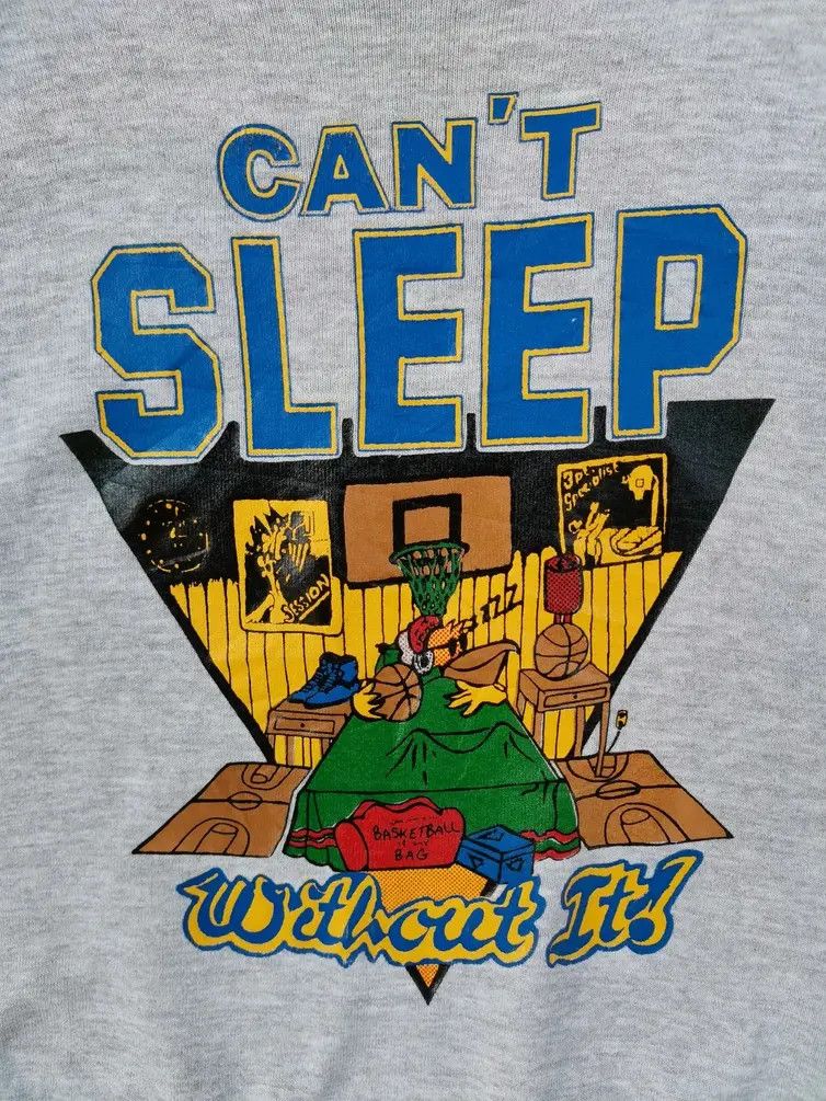 Other Vintage!!! Can't Sleep Without it! Big Logo Sweatshirt Size US M / EU 48-50 / 2 - 4 Thumbnail