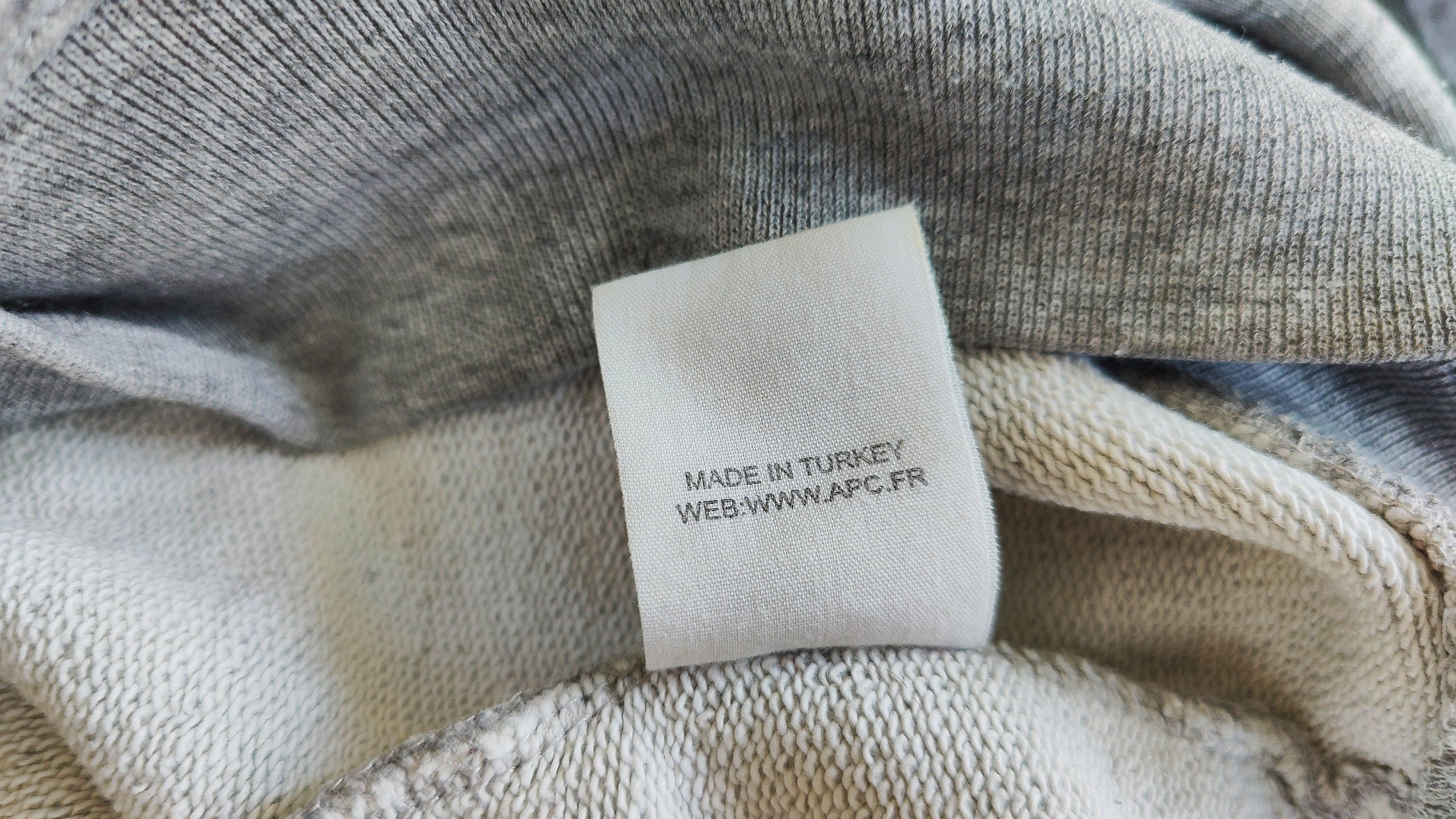 A.P.C. A.P.C. Paris Yes Paris Grey Sweatshirt Crewneck Size US L / EU 52-54 / 3 - 6 Thumbnail