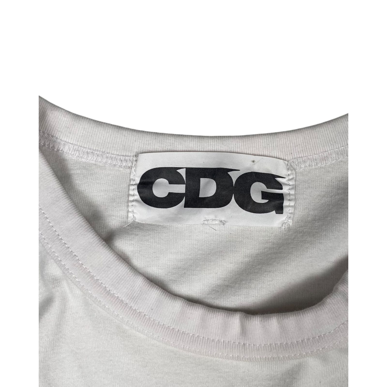 Comme des Garcons CDG White Logo Tee Size US XL / EU 56 / 4 - 5 Thumbnail