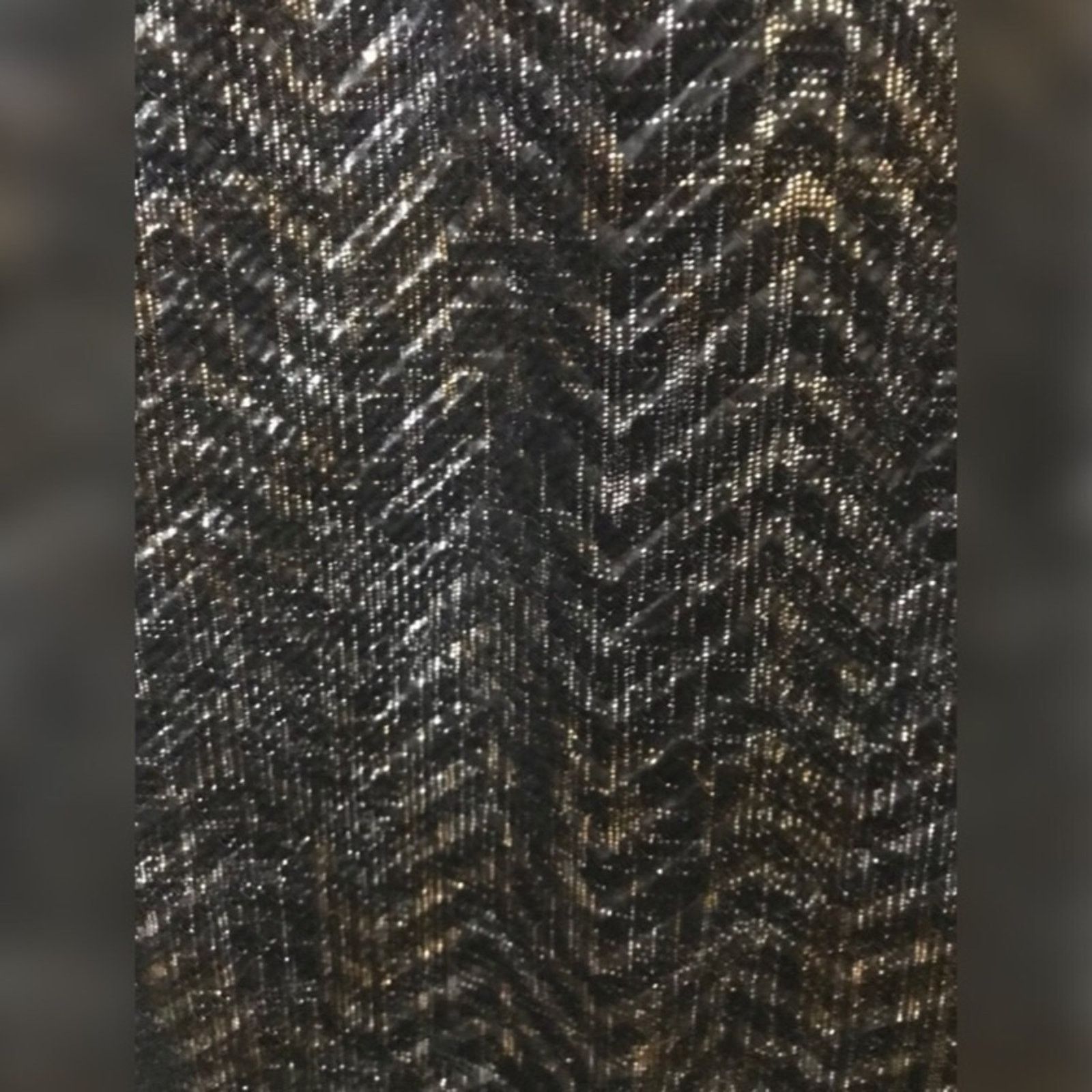 Other NWT Soprano Metallic Chevron Bodycon Dress Size XXL / US 16-18 / IT 52-54 - 7 Thumbnail