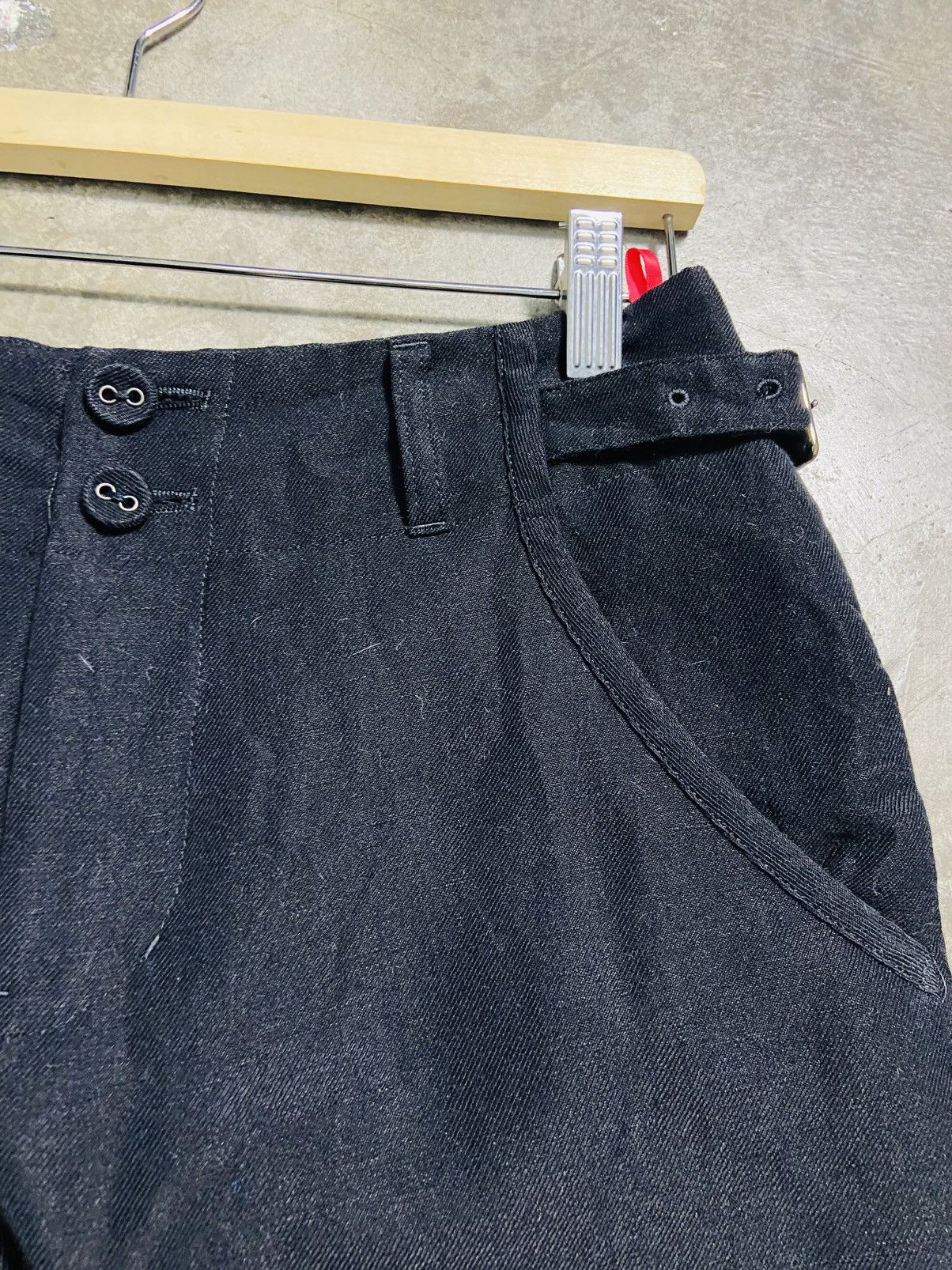 Vivienne Tam Vivienne Tam Wide-Leg Wool-Linen Culottes w Embellished Hem Size 30" / US 8 / IT 44 - 8 Thumbnail