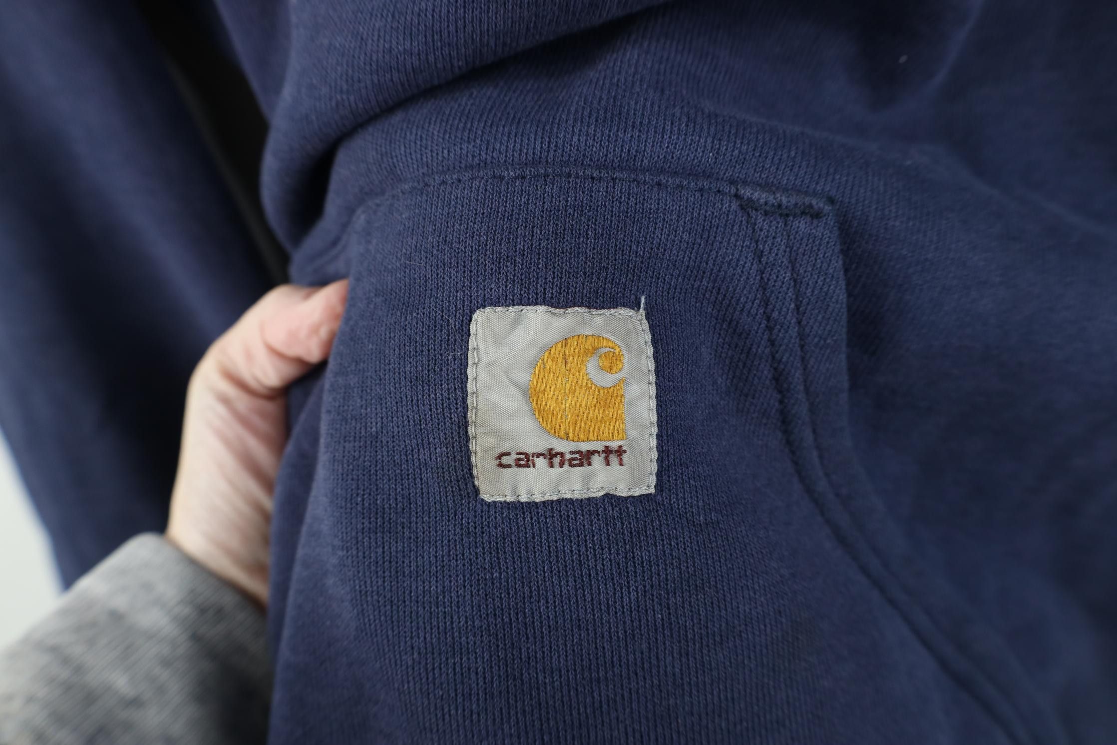 Carhartt Vintage 90s Y2K Carhartt Spell Out Baggy Hoodie Sweatshirt Size US L / EU 52-54 / 3 - 5 Thumbnail