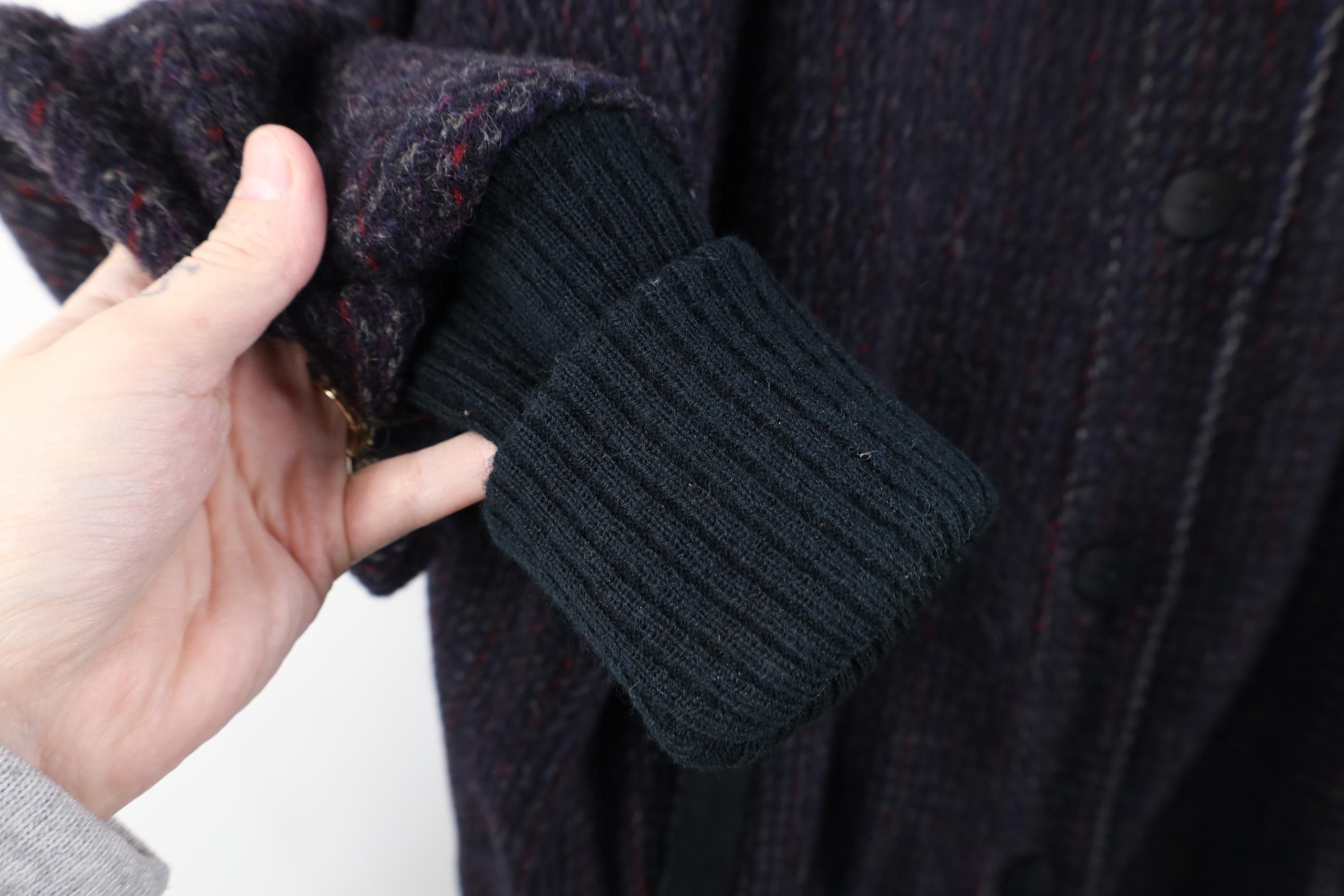 Vintage Vintage 80s 90s Streetwear Trim Wool Tweed Bomber Jacket USA Size L / US 10 / IT 46 - 7 Thumbnail