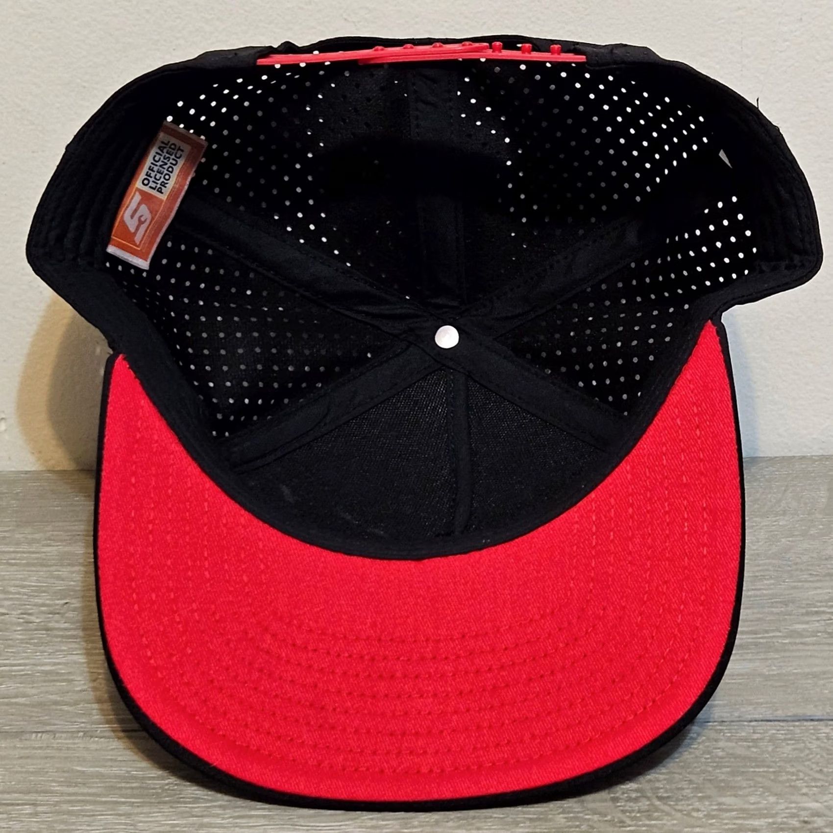 Vintage Snap On Tools Hat Snapback Trucker Red Black Work Mens Size ONE SIZE - 5 Thumbnail
