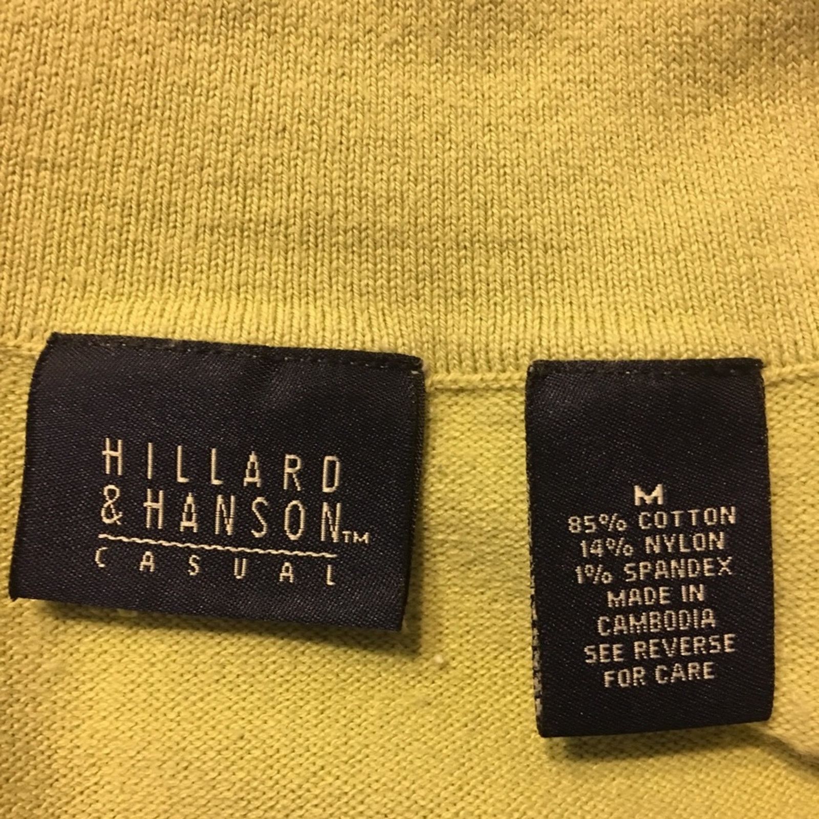 Other Hillard & Hansen chartreuse green collared sweater Size M / US 6-8 / IT 42-44 - 6 Thumbnail