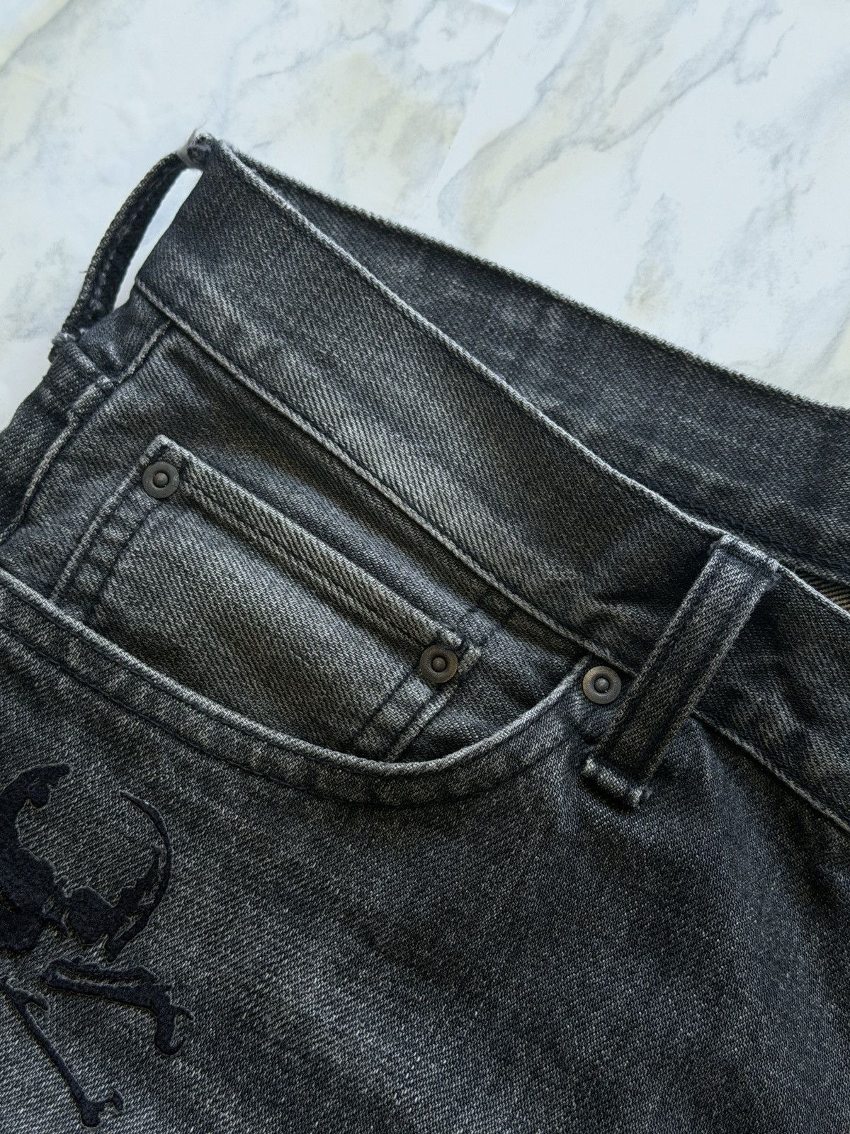 Undercover Undercover AW05 Skull Denim Size US 30 / EU 46 - 9 Thumbnail