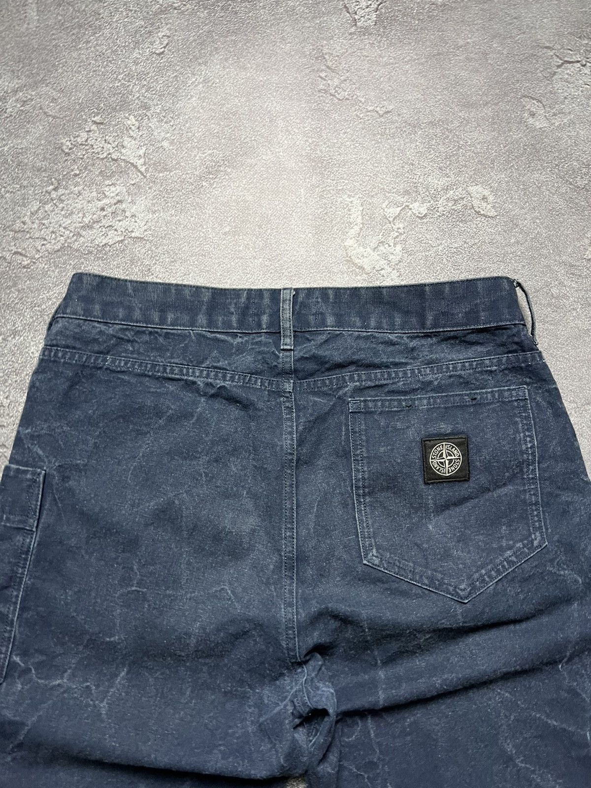 Stone Island Vintage Stone Island Jeans Pants Cargo Washed Patch Program Size US 31 - 2 Thumbnail
