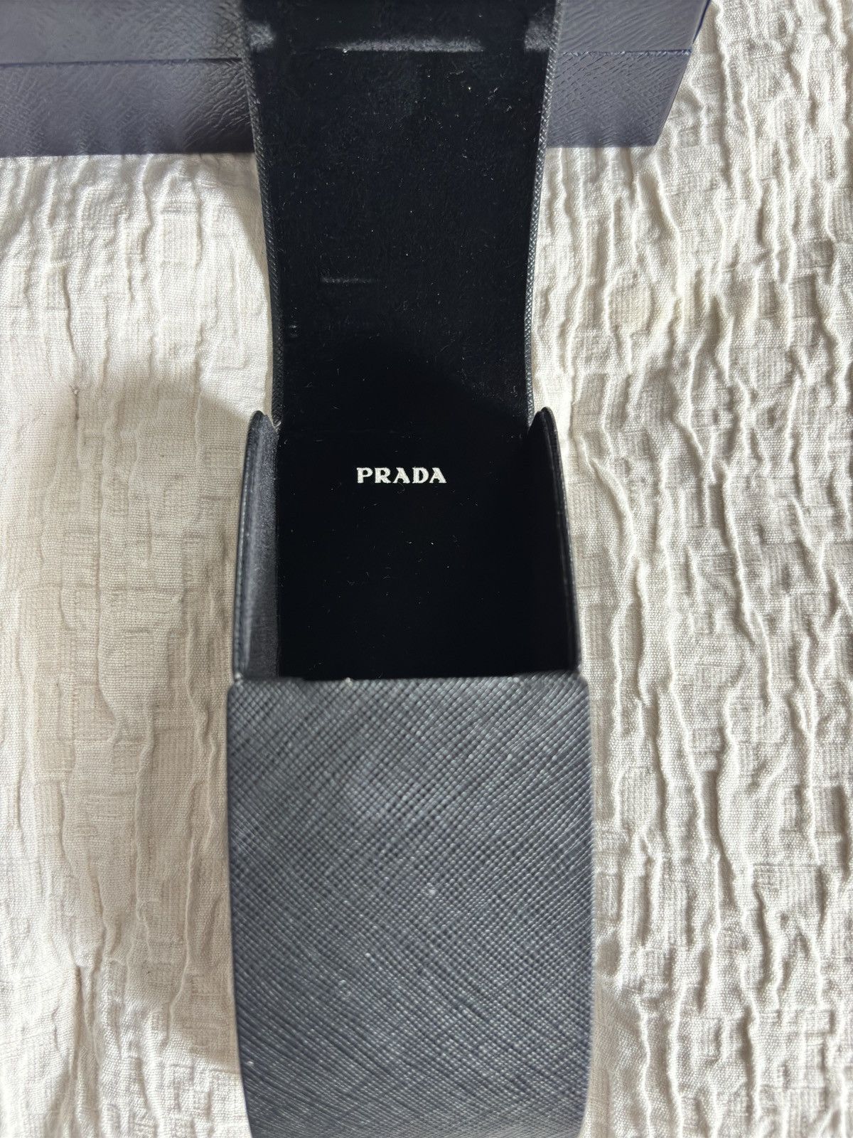 Prada Prada Black Logo Sunglasses Size ONE SIZE - 11 Thumbnail