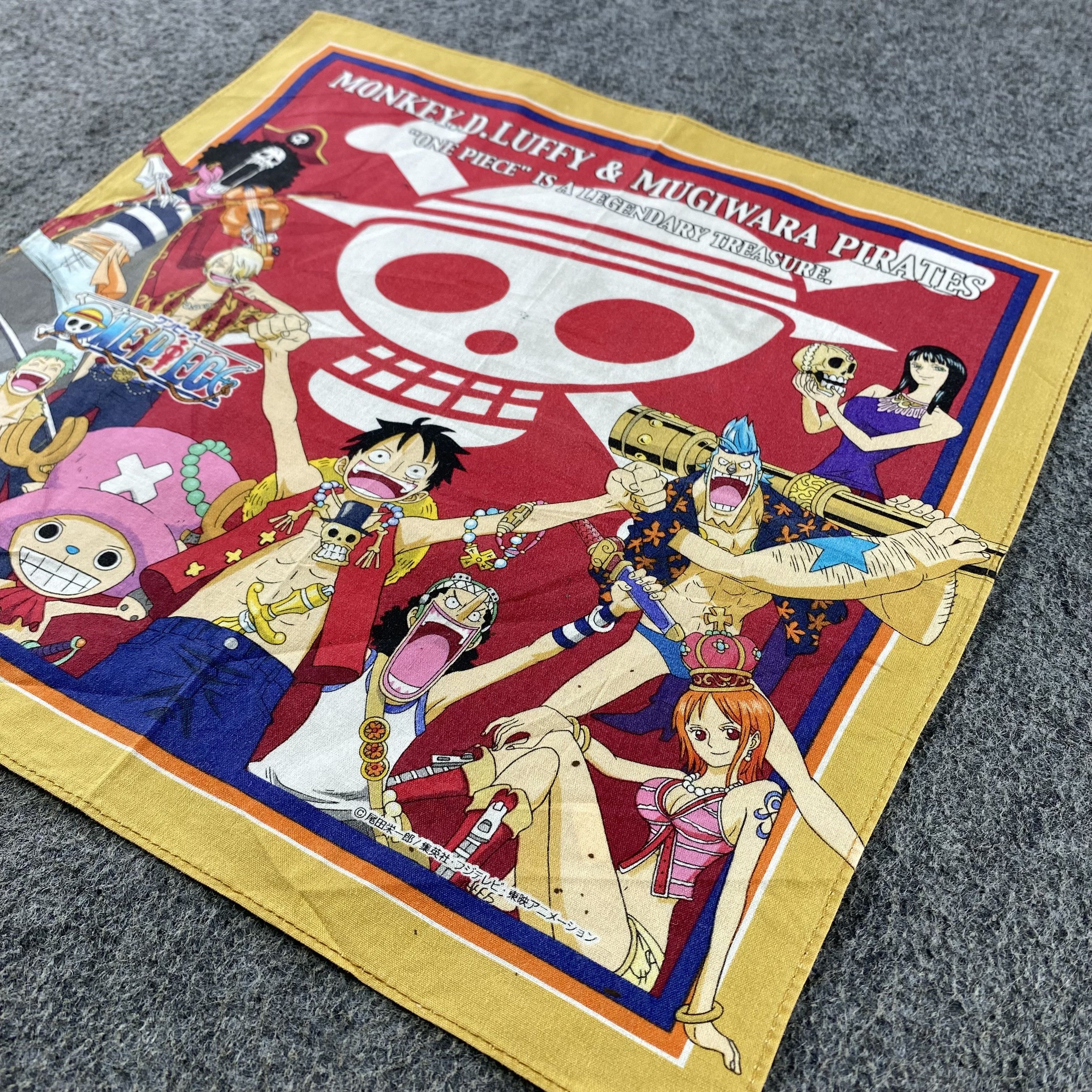 Anime × Japanese Brand One Piece Handkerchief/Neckerchief/Bandana HC908 Size ONE SIZE - 2 Thumbnail