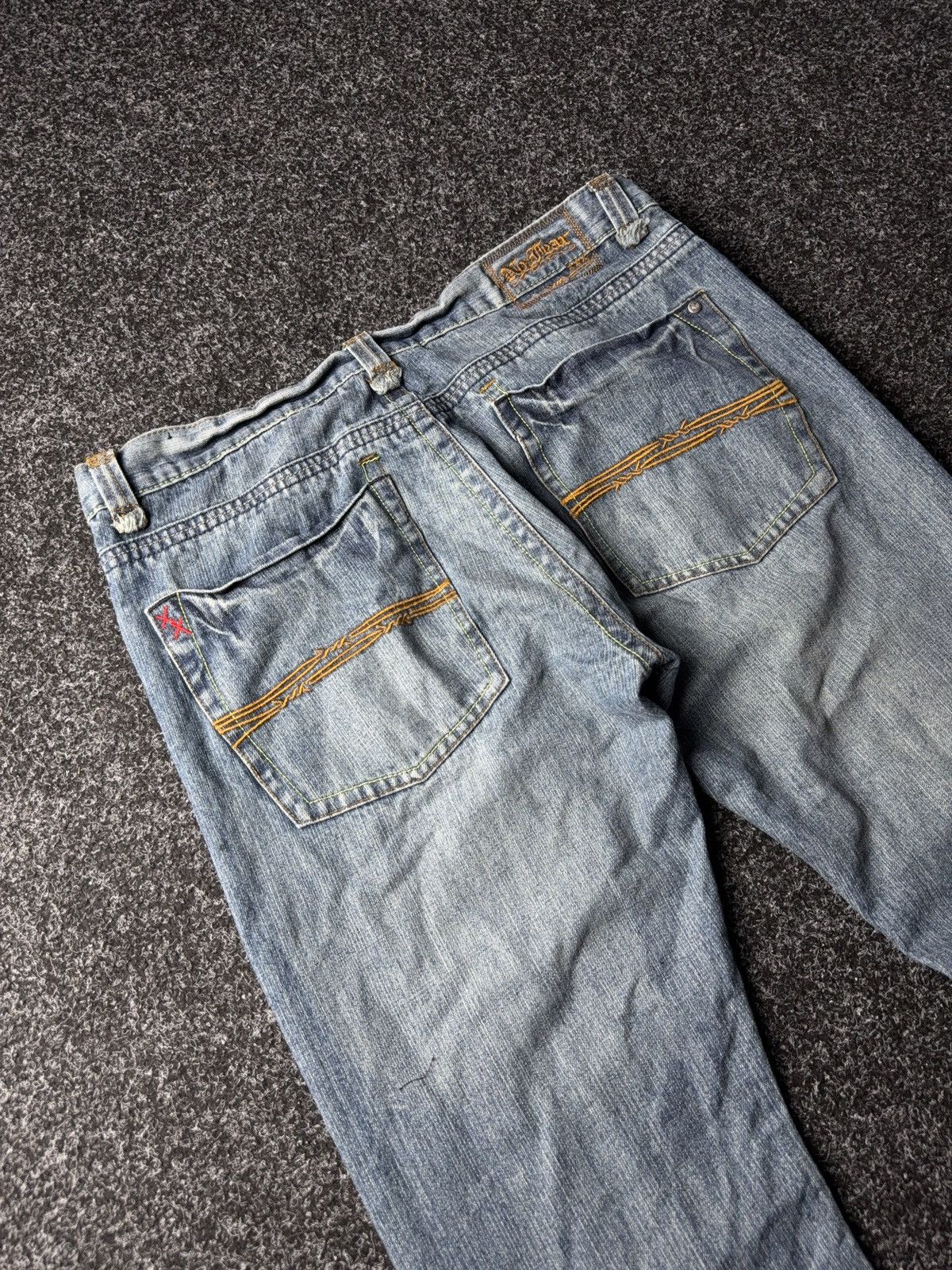No Fear Vintage 90s No Fear Retro Y2K Baggy Denim pants jeans Size US 37 - 10 Thumbnail