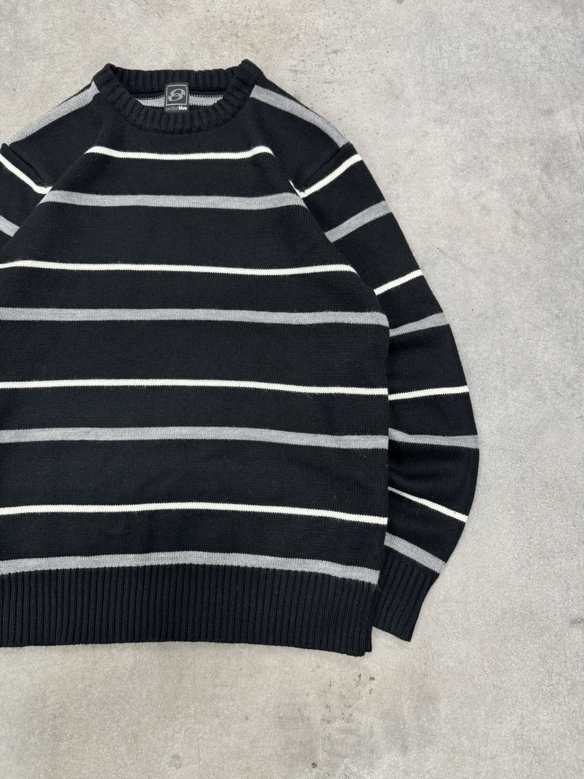 Anchor Blue Vintage Y2K Anchor Blue Knit Sweater Surf Skate Size US M / EU 48-50 / 2 - 4 Thumbnail