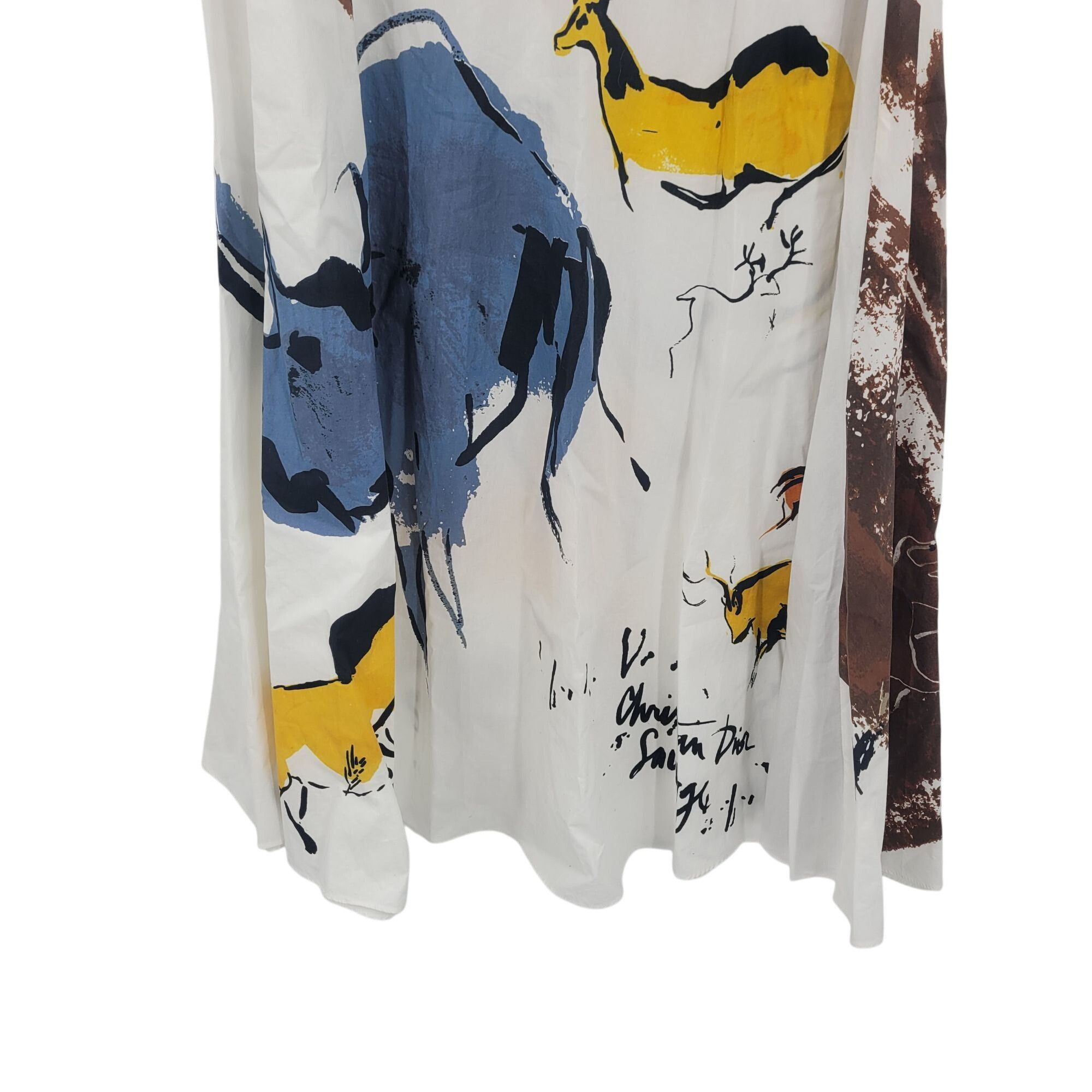 Dior Christian Dior Midi Savage Skirt Sz 0 Whimsical Western Anim Size 25" / US 0 / IT 36 - 8 Thumbnail
