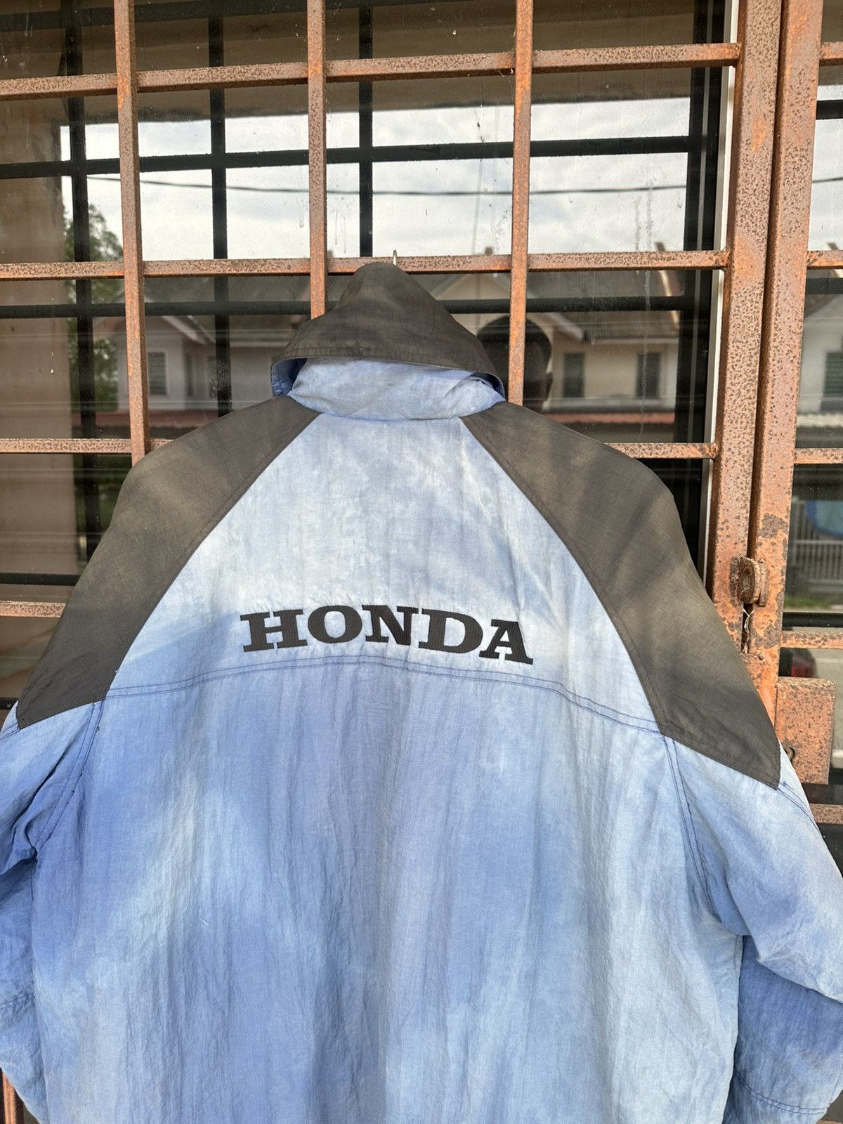 Vintage THRASHED HONDA Long Utility Jacket Size US L / EU 52-54 / 3 - 9 Thumbnail