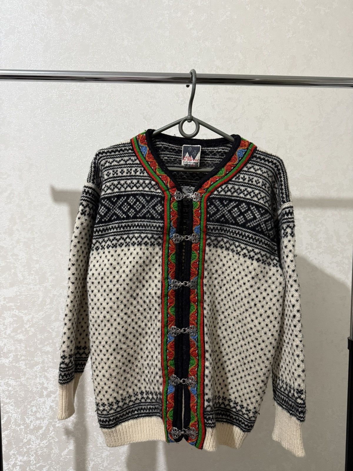 Dale Of Norway DALE OF NORWAY WOOL CARDIGAN ARCTIC WOOMEN’S SWEATER WINTER Size M / US 6-8 / IT 42-44 - 2 Thumbnail