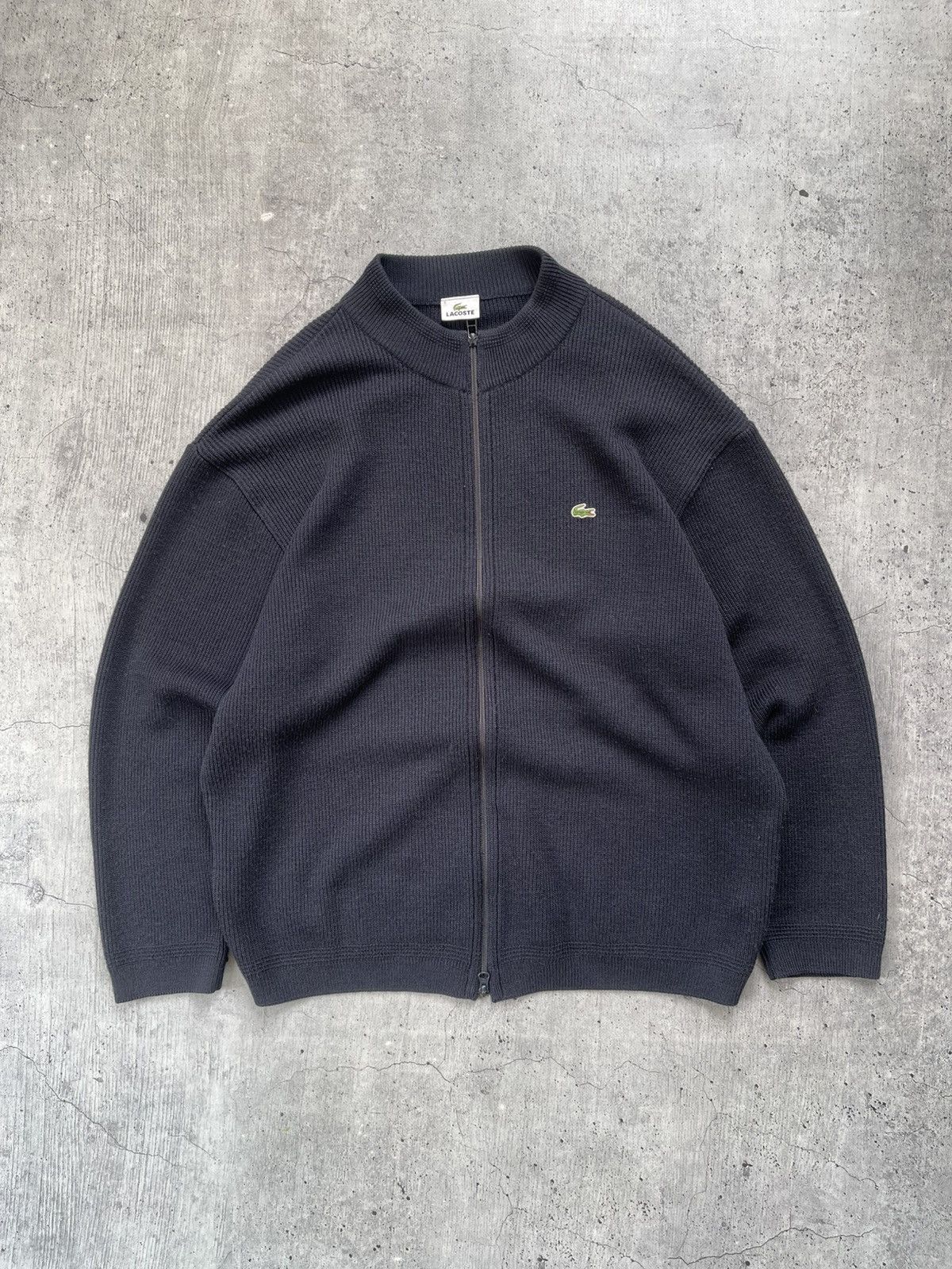 Lacoste Lacoste Sweater Full Zip Cotton Track Jacket Logo Black Size US XXL / EU 58 / 5 - 2 Thumbnail